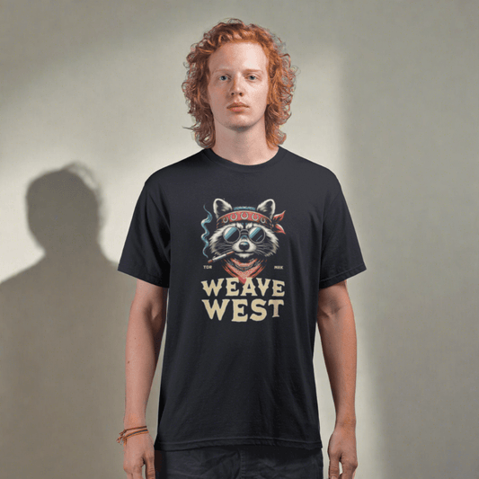 Soft Cotton Oversized Loose-Fit Tee (Meow) - Weave West
