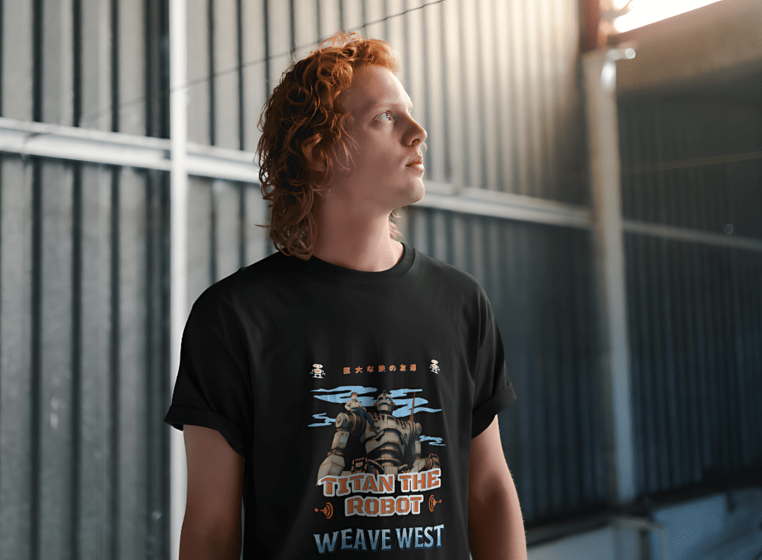 Soft Cotton Oversized Loose-Fit Tee (Titan) - Weave West