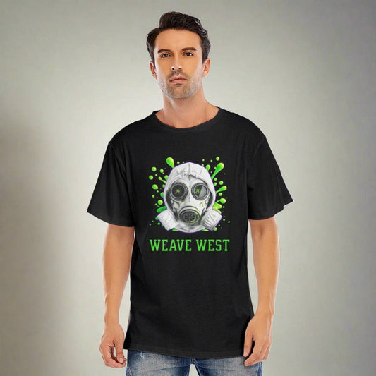 Soft Cotton Oversized Loose-Fit Tee (Toxic Mask) - Weave West