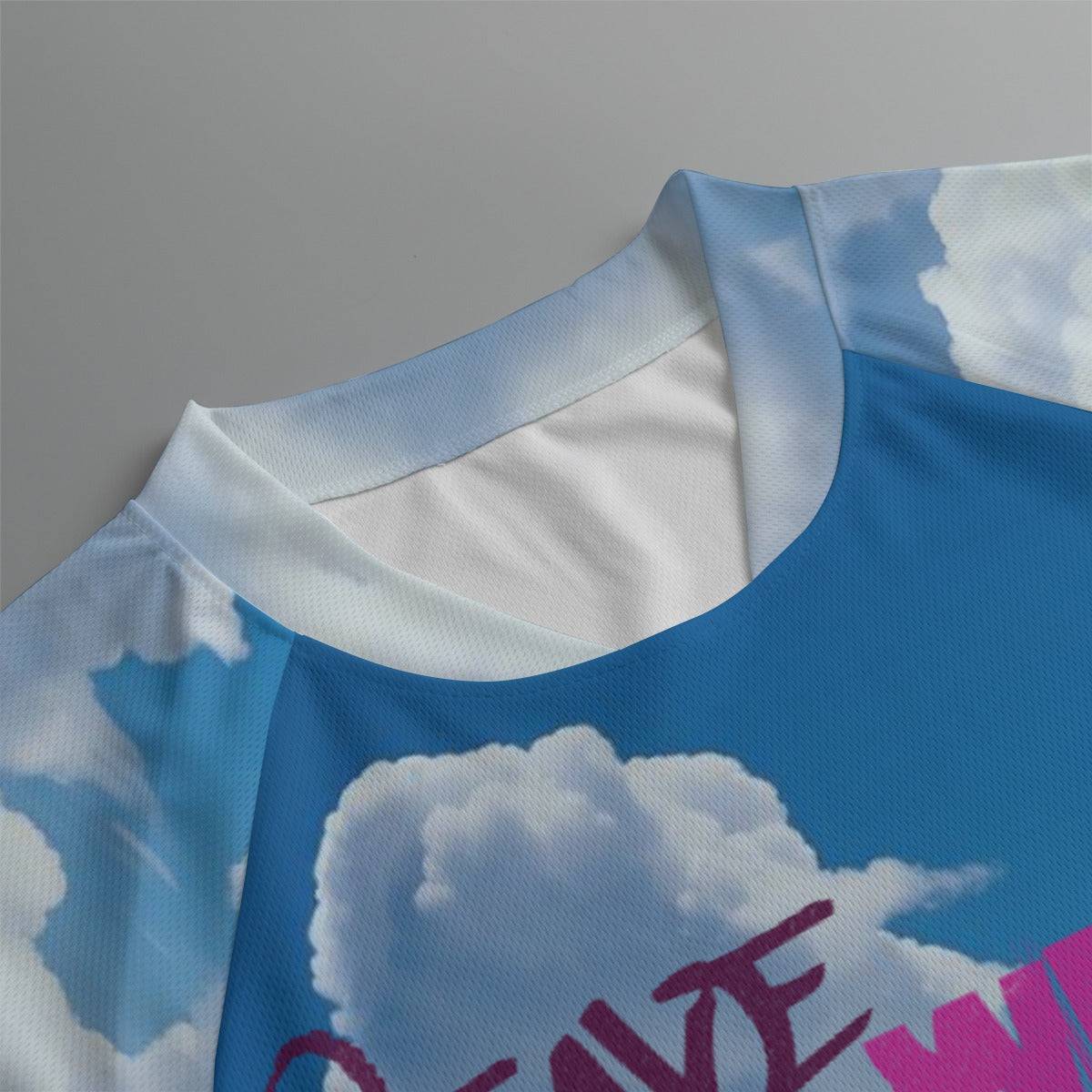 Raglan Sleeves Wrinkle Free Shirt (Sky) - Weave West