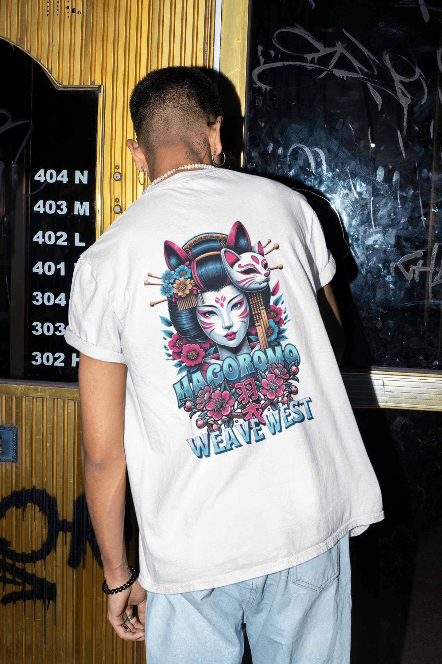 Soft Cotton Oversized Loose-Fit Tee (Hagoromo) - Weave West
