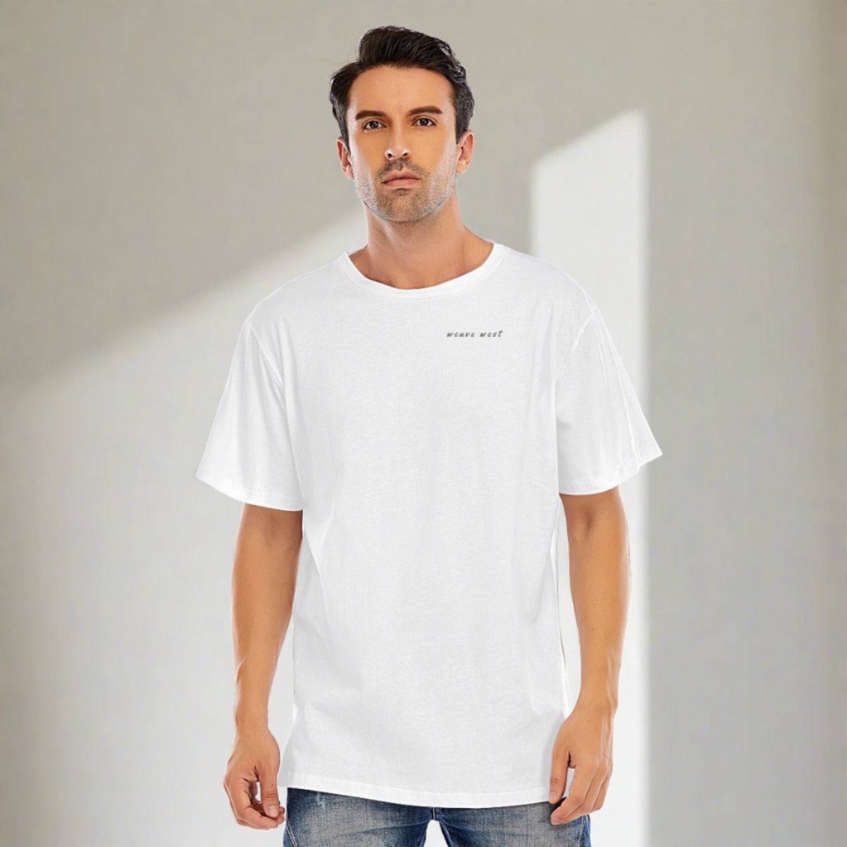Soft Cotton Oversized Loose-Fit Tee (Panda) - Weave West