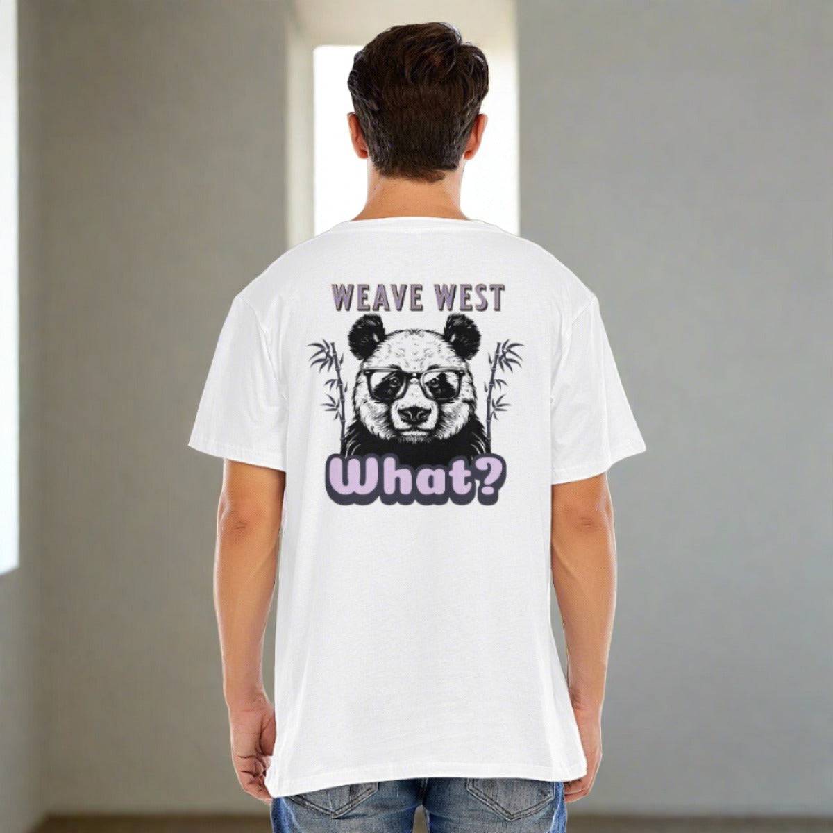 Soft Cotton Oversized Loose-Fit Tee (Panda) - Weave West