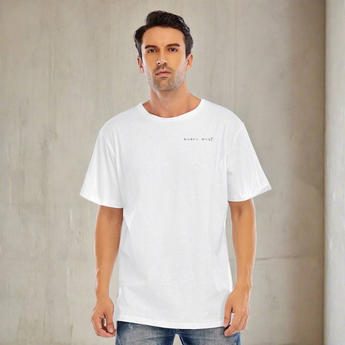 Soft Cotton Oversized Loose-Fit Tee (Rabbit) - Weave West