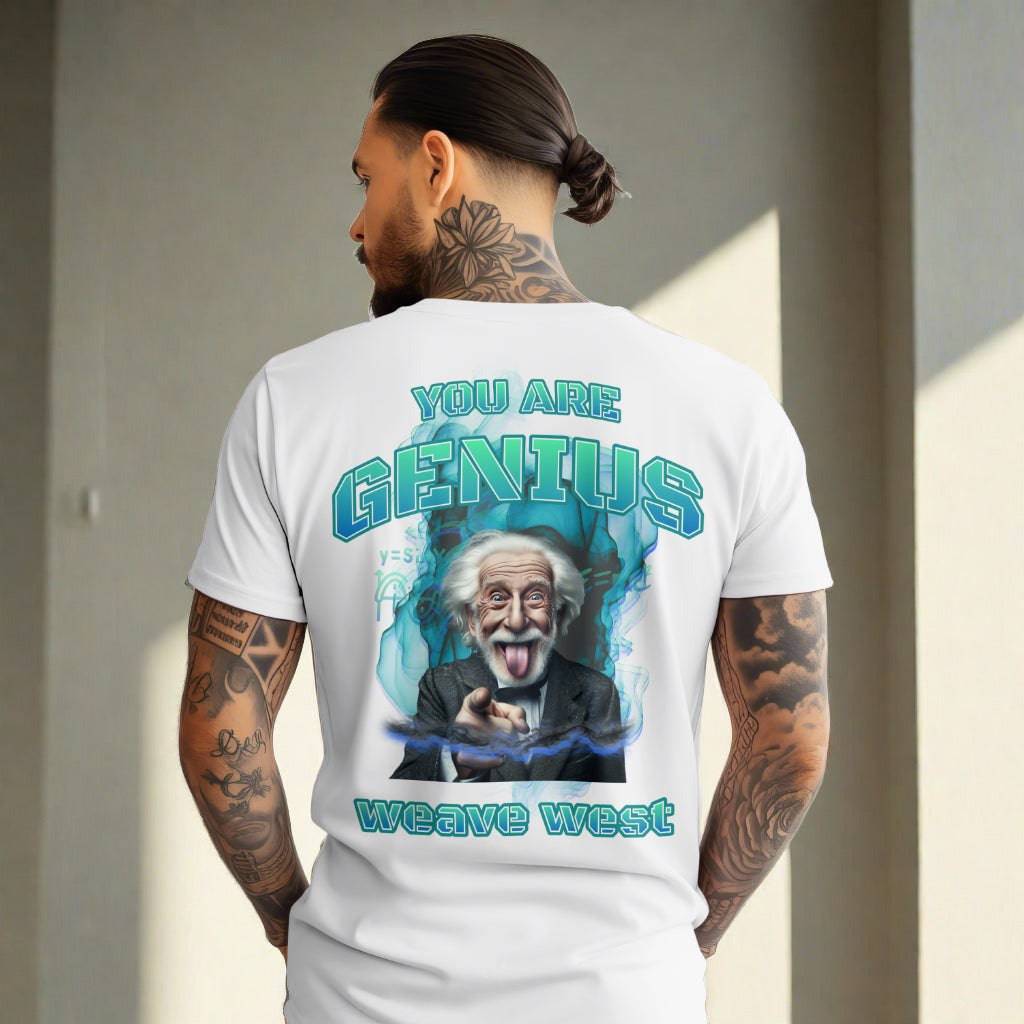 Wrinkle Free Polyester Slim Fit Tee (Genius) - Weave West