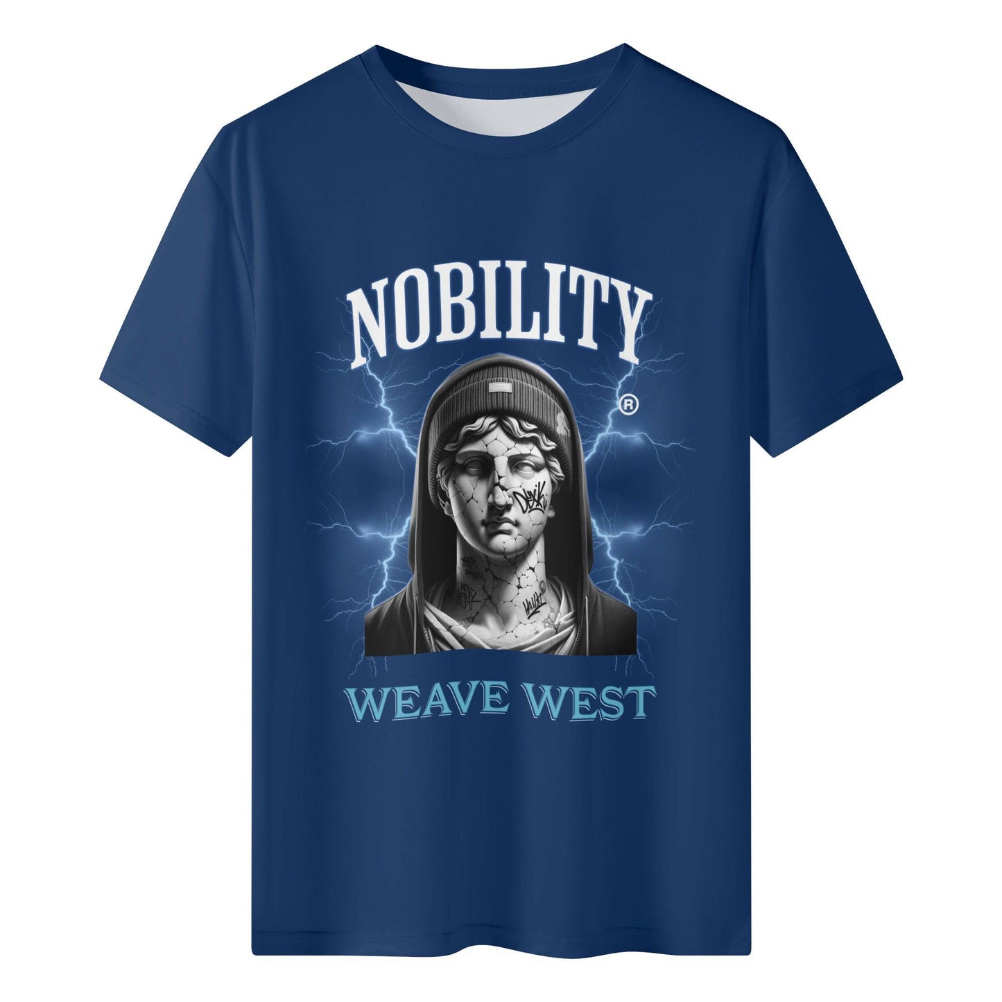 Wrinkle Free Polyester Slim Fit Tee (Nobility) - Weave West