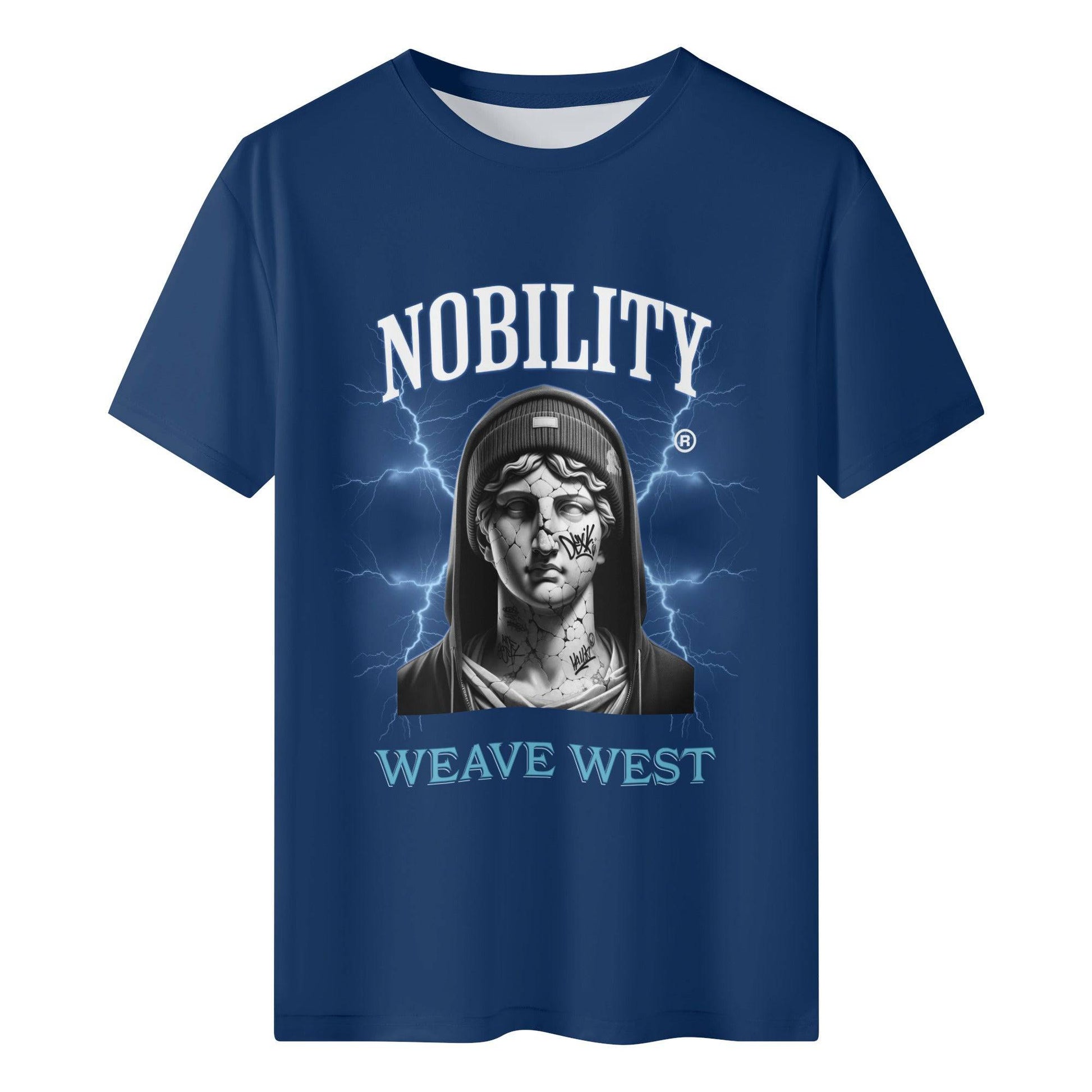 Wrinkle Free Polyester Slim Fit Tee (Nobility) - Weave West