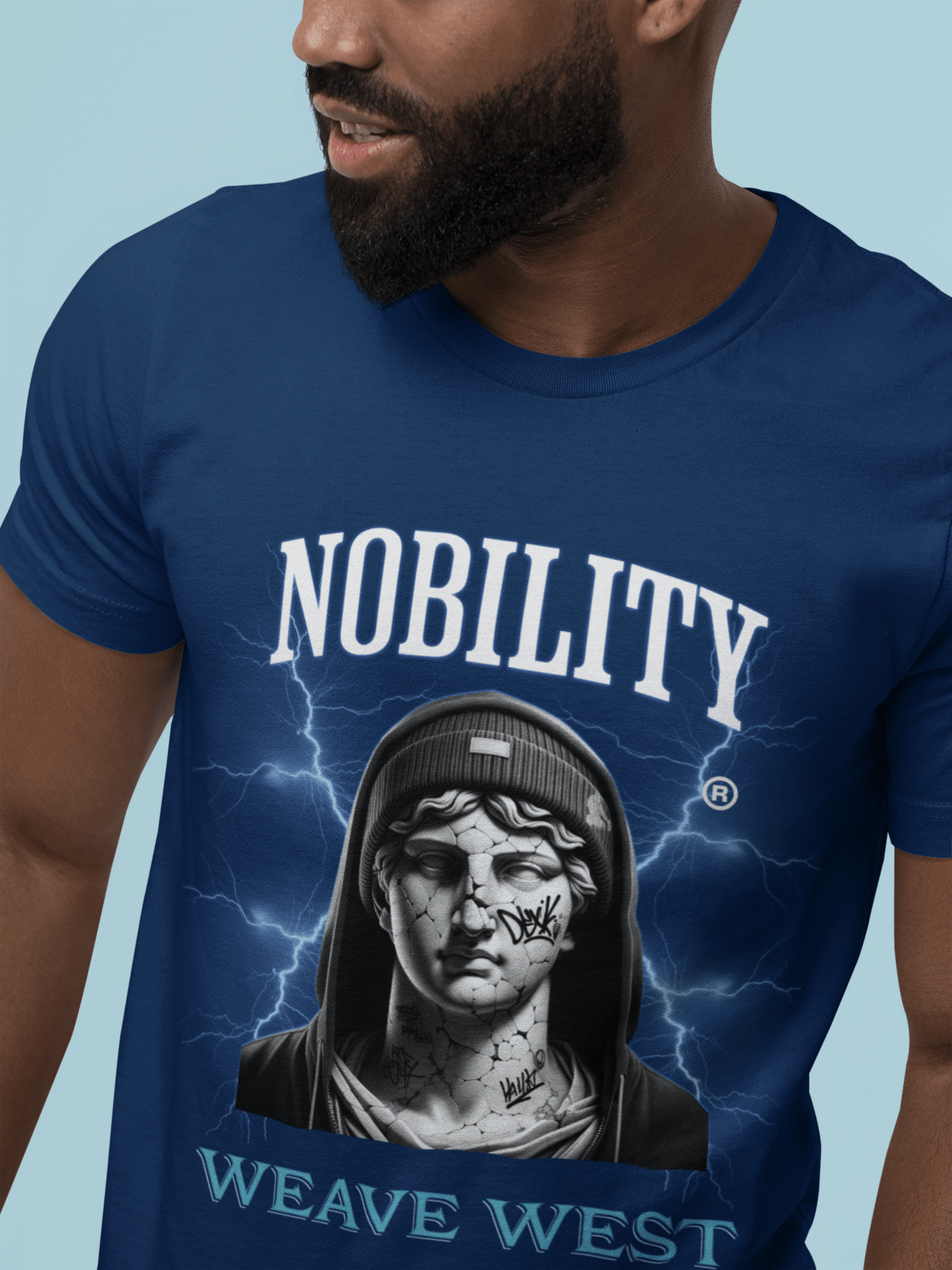 Wrinkle Free Polyester Slim Fit Tee (Nobility) - Weave West
