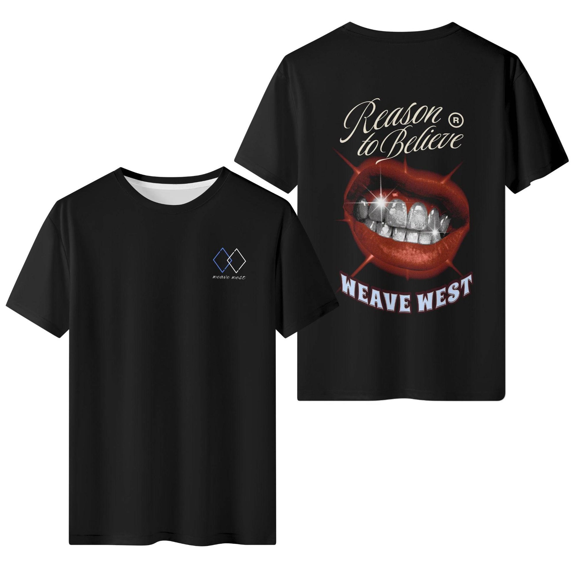 Wrinkle Free Polyester Slim Fit Tee (Reason to Believe) - Weave West