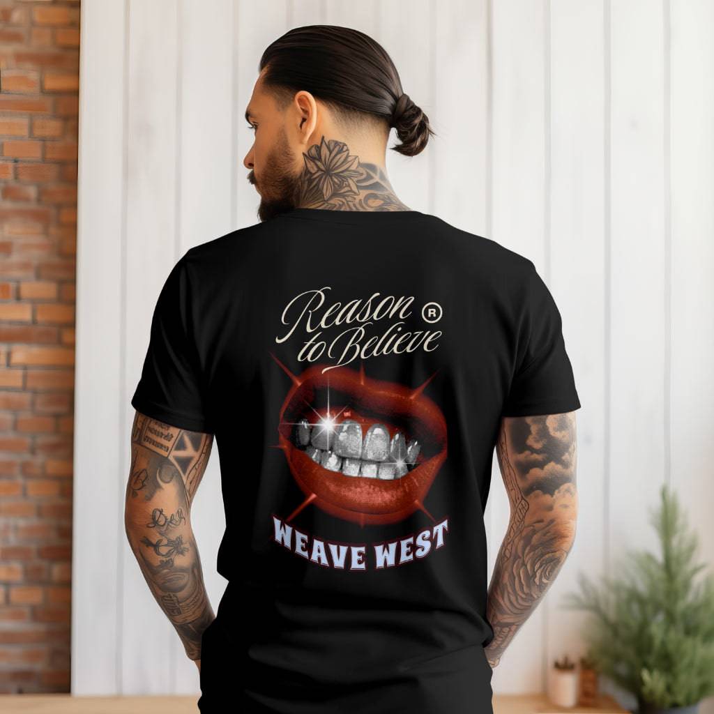 Wrinkle Free Polyester Slim Fit Tee (Reason to Believe) - Weave West