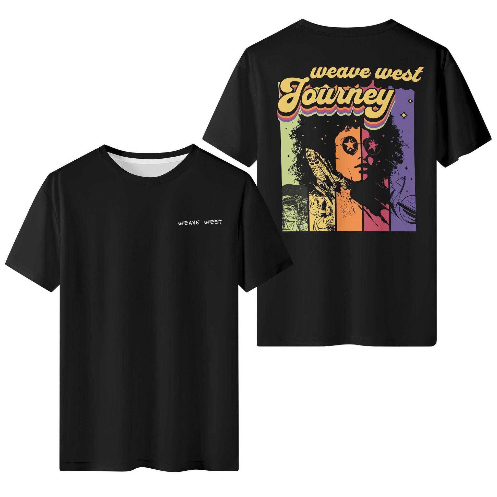 Wrinkle Free Polyester Slim Fit Tee ( Rock Star) - Weave West