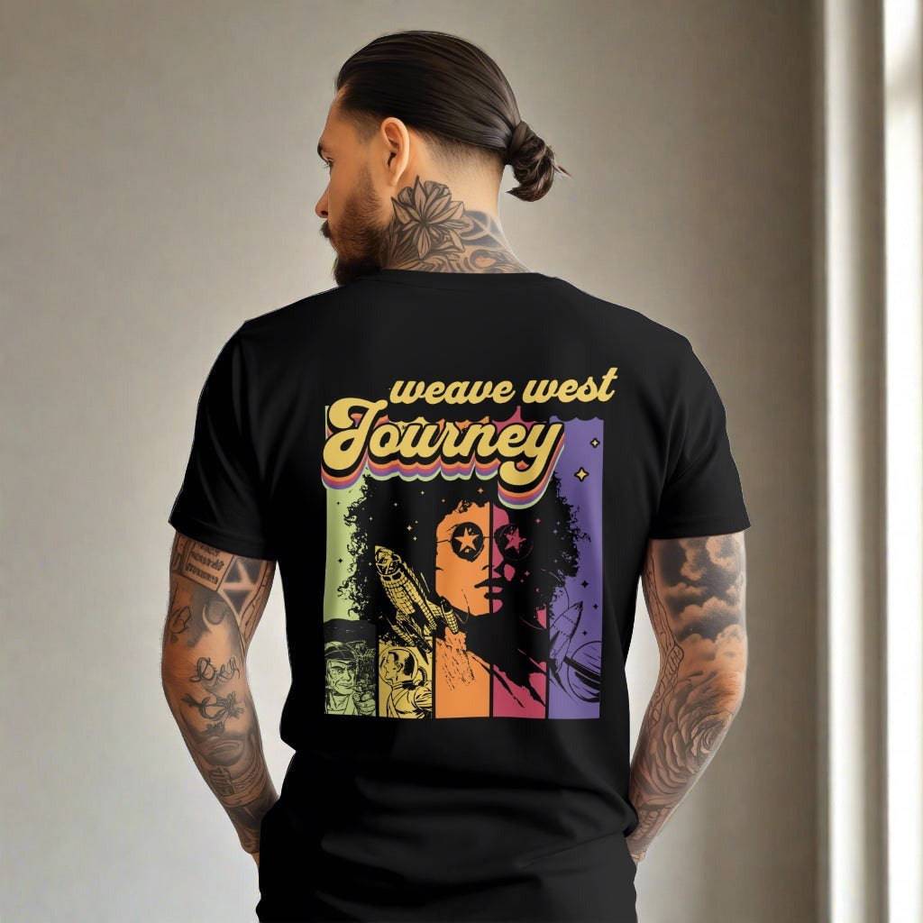 Wrinkle Free Polyester Slim Fit Tee ( Rock Star) - Weave West