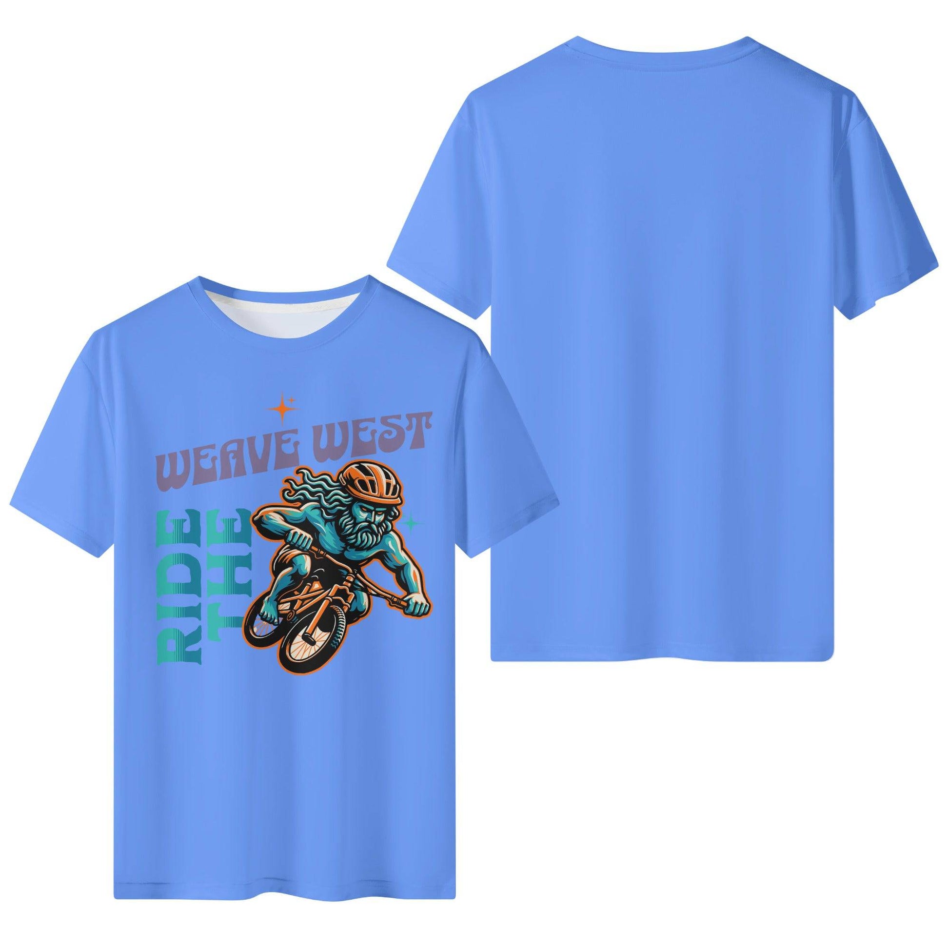 Wrinkle Free Polyester Slim Fit Tee ( The Ride ) - Weave West