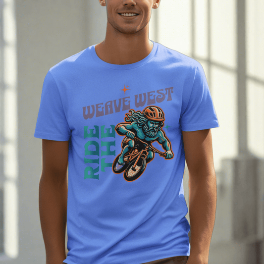 Wrinkle Free Polyester Slim Fit Tee ( The Ride ) - Weave West
