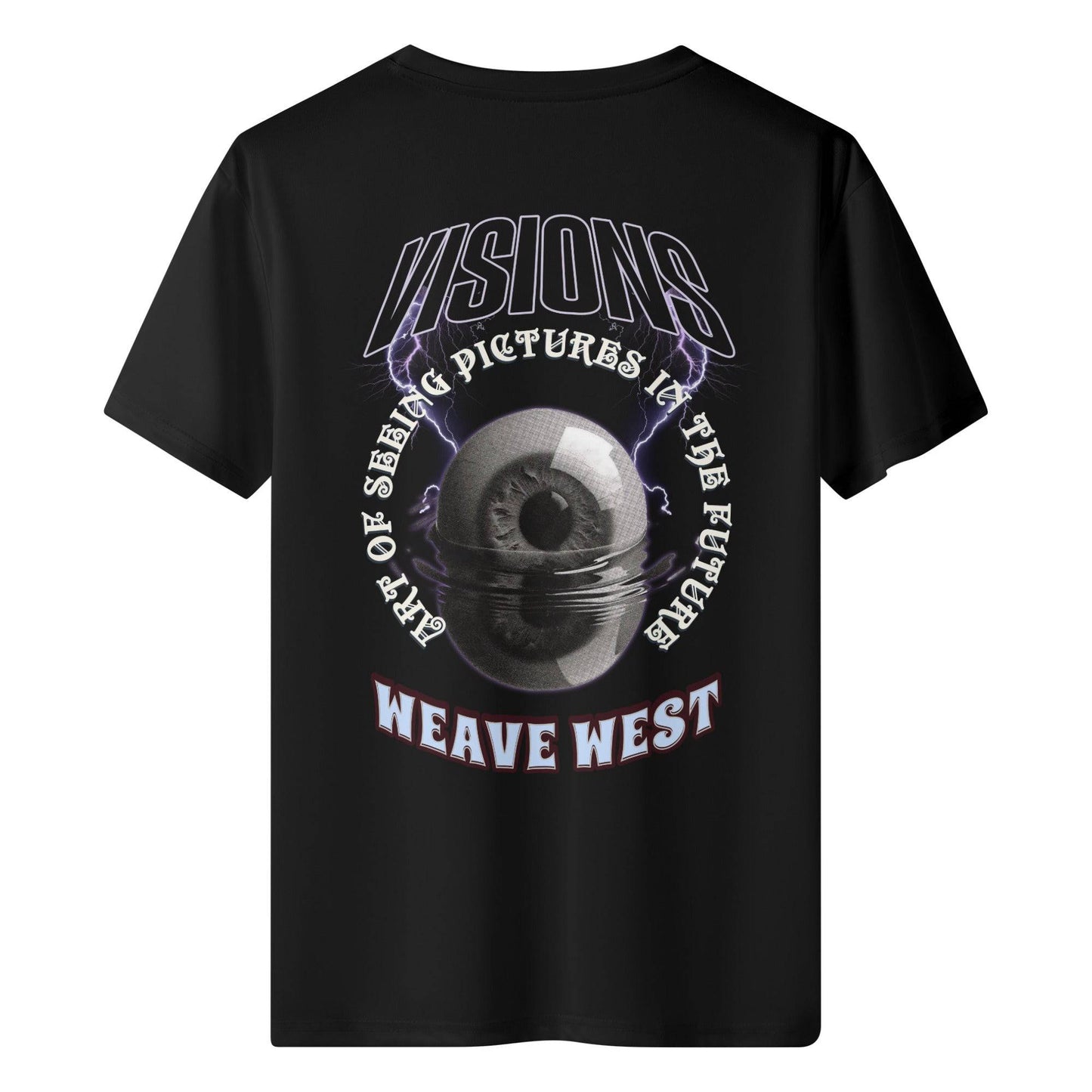 Wrinkle Free Polyester Slim Fit Tee (Visions) - Weave West