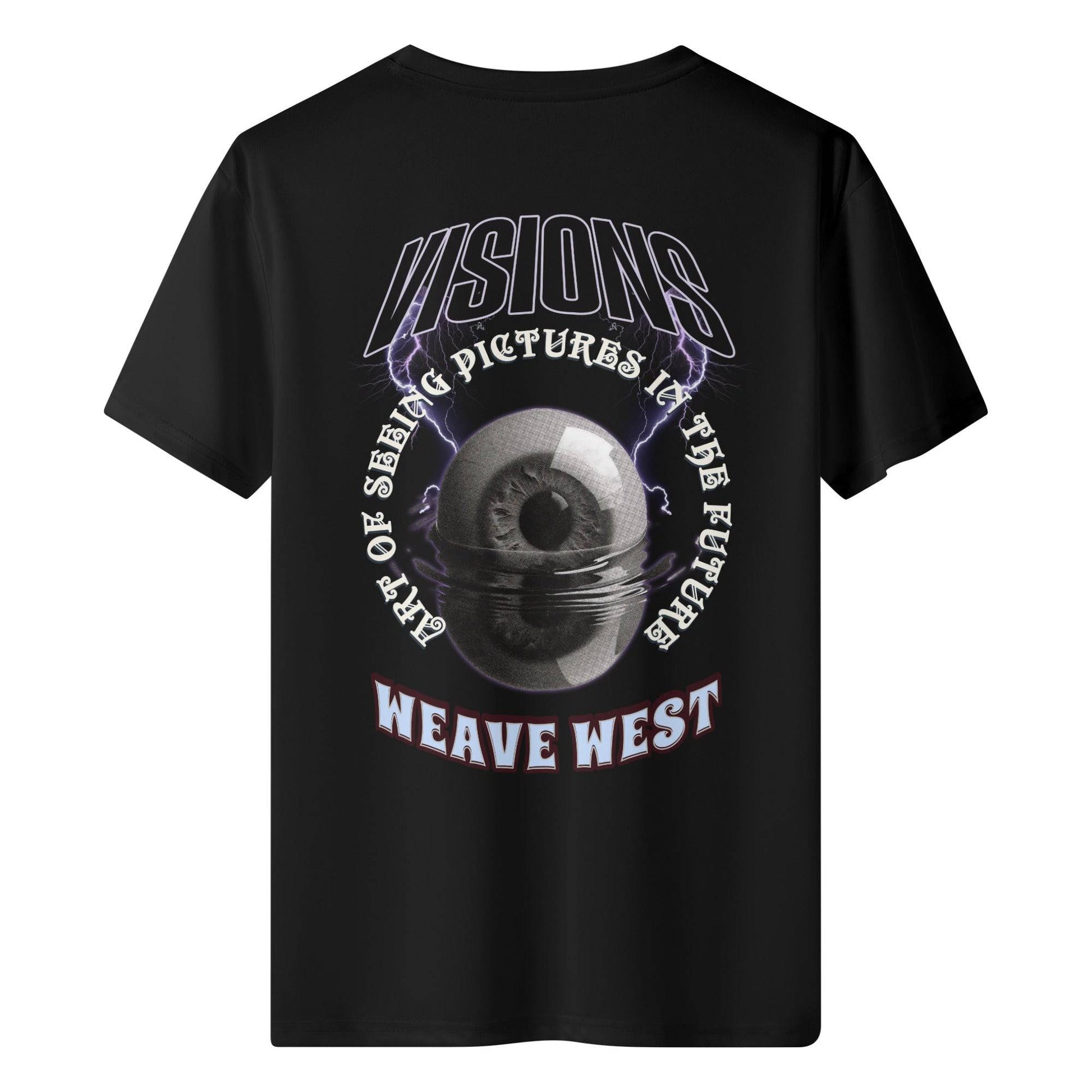 Wrinkle Free Polyester Slim Fit Tee (Visions) - Weave West