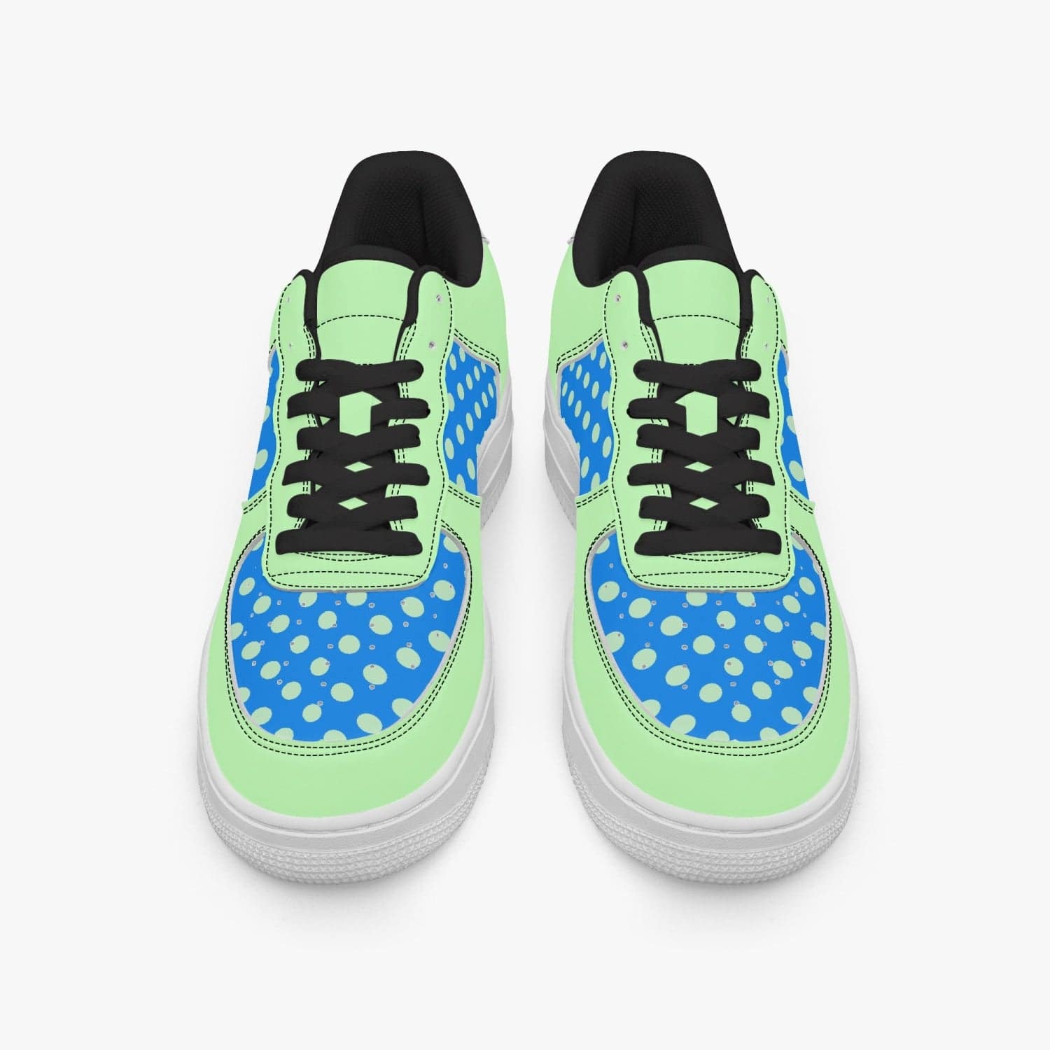Casual Leather Sport Minty Dots Sneakers - Weave West