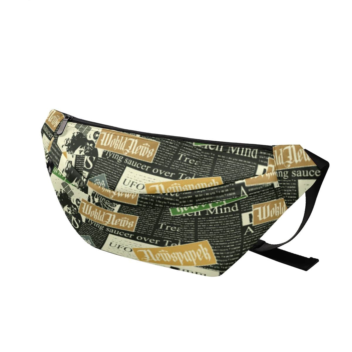 Large Fanny Bag Newspaper - Weave West
