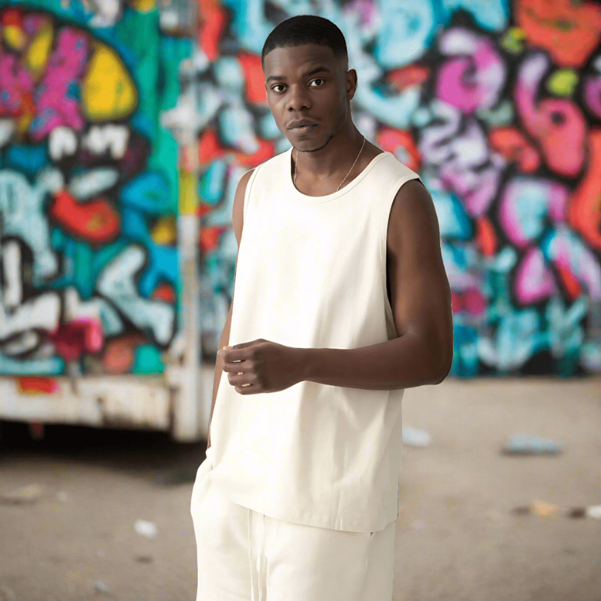 High Quality Oversized Cotton Tank (New York) - Weave West