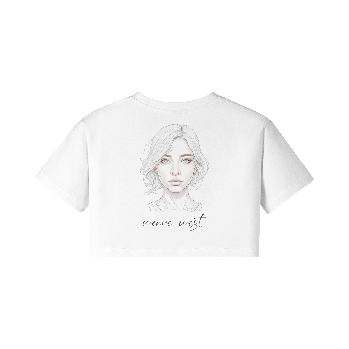 Soft Cotton Loose Crop Top Elizabeth | Loose Crop Shirt - Weave West