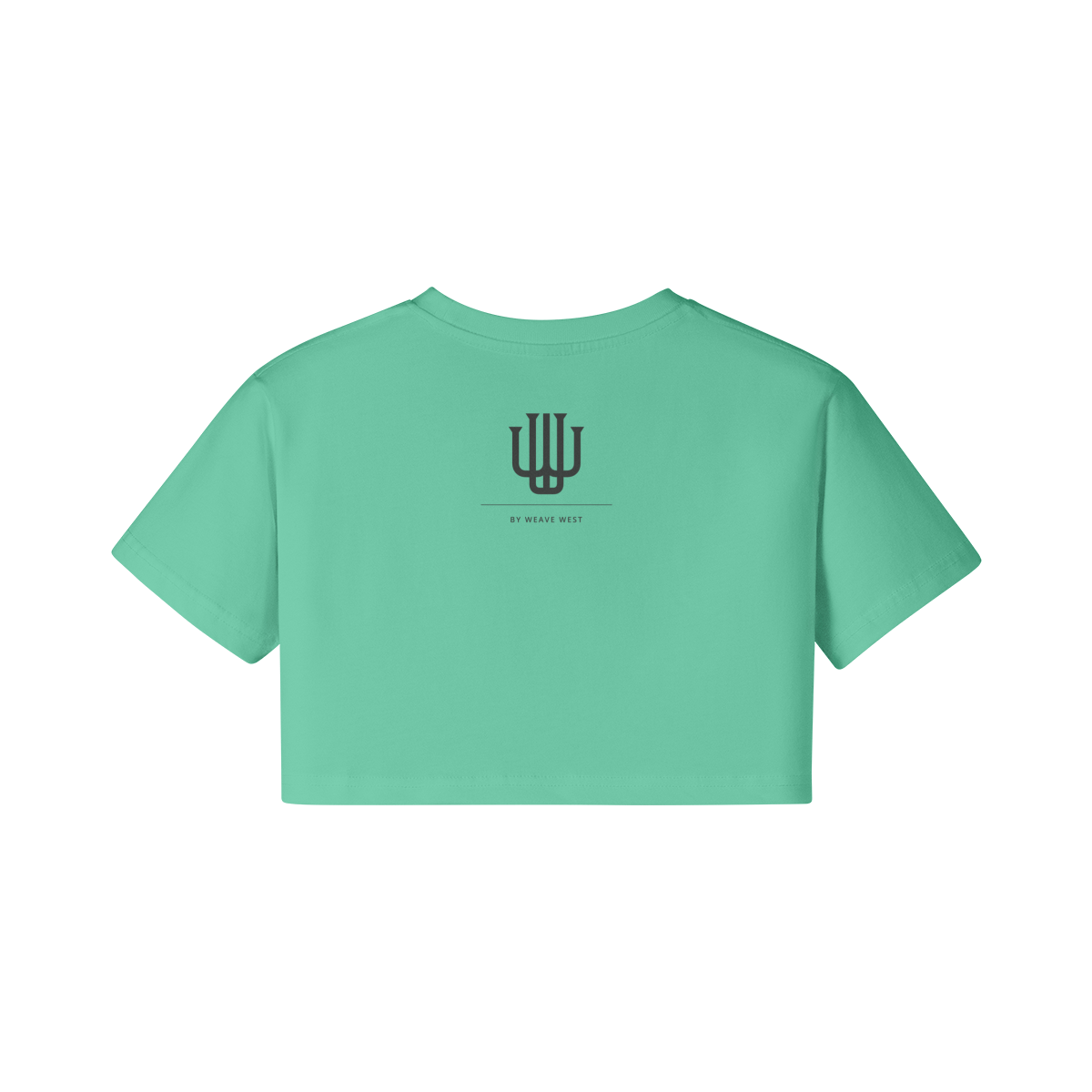 Soft Cotton Loose Crop Top Signature 4 | Loose Crop Shirt - Weave West