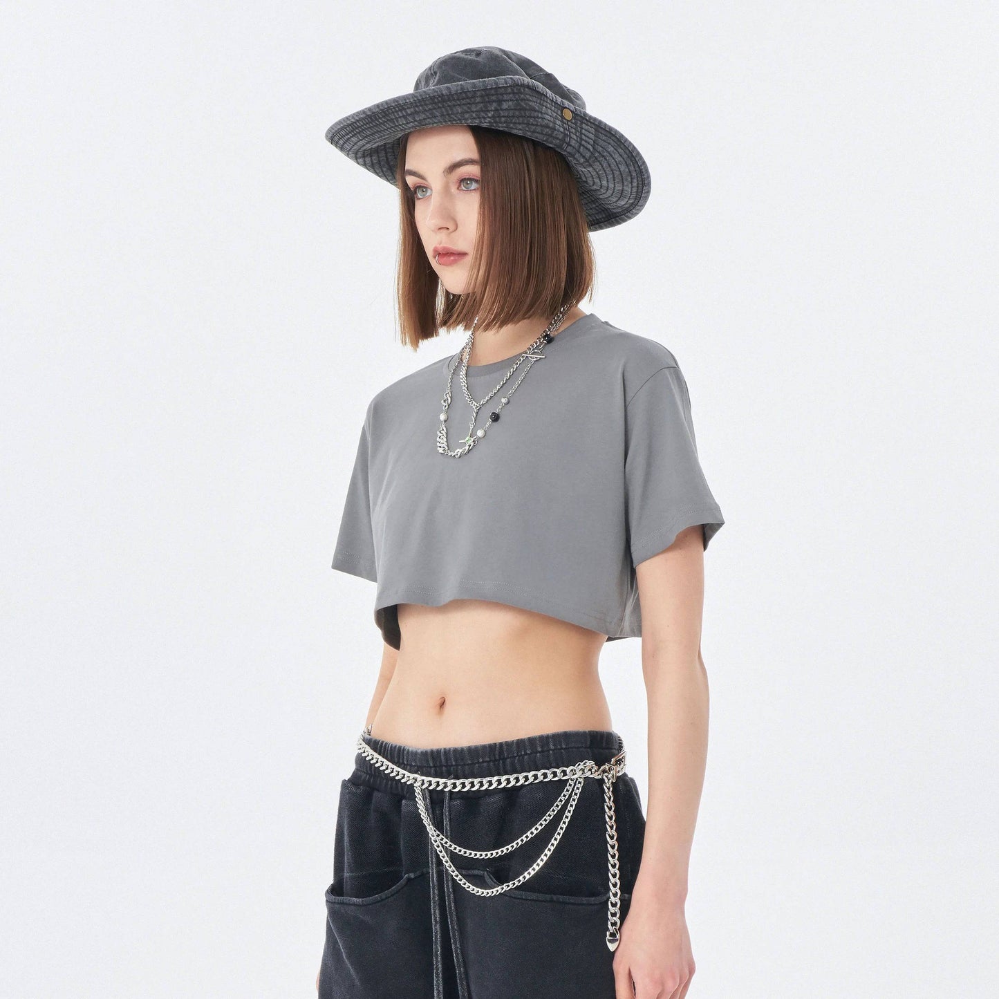 Soft Cotton Loose Crop Top Tammy | Loose Crop Shirt - Weave West