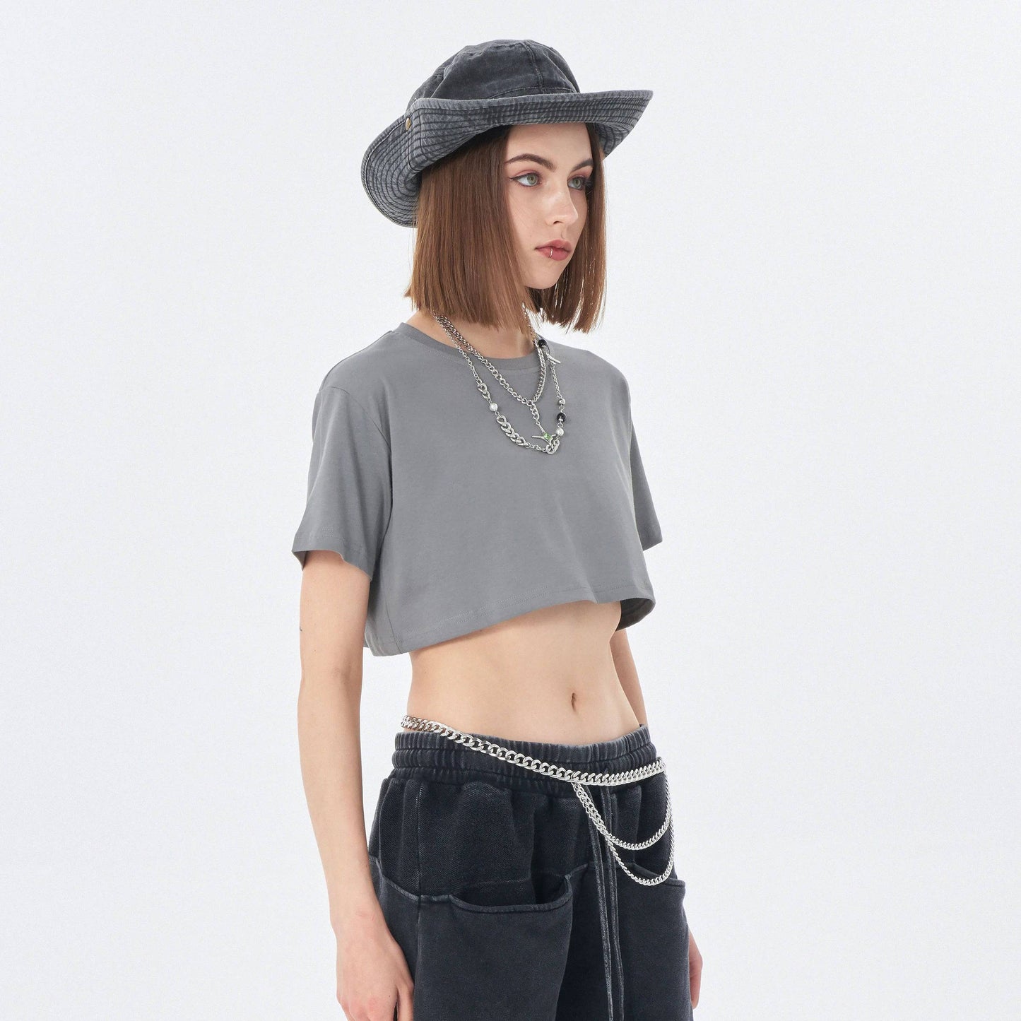 Soft Cotton Loose Crop Top Tammy | Loose Crop Shirt - Weave West