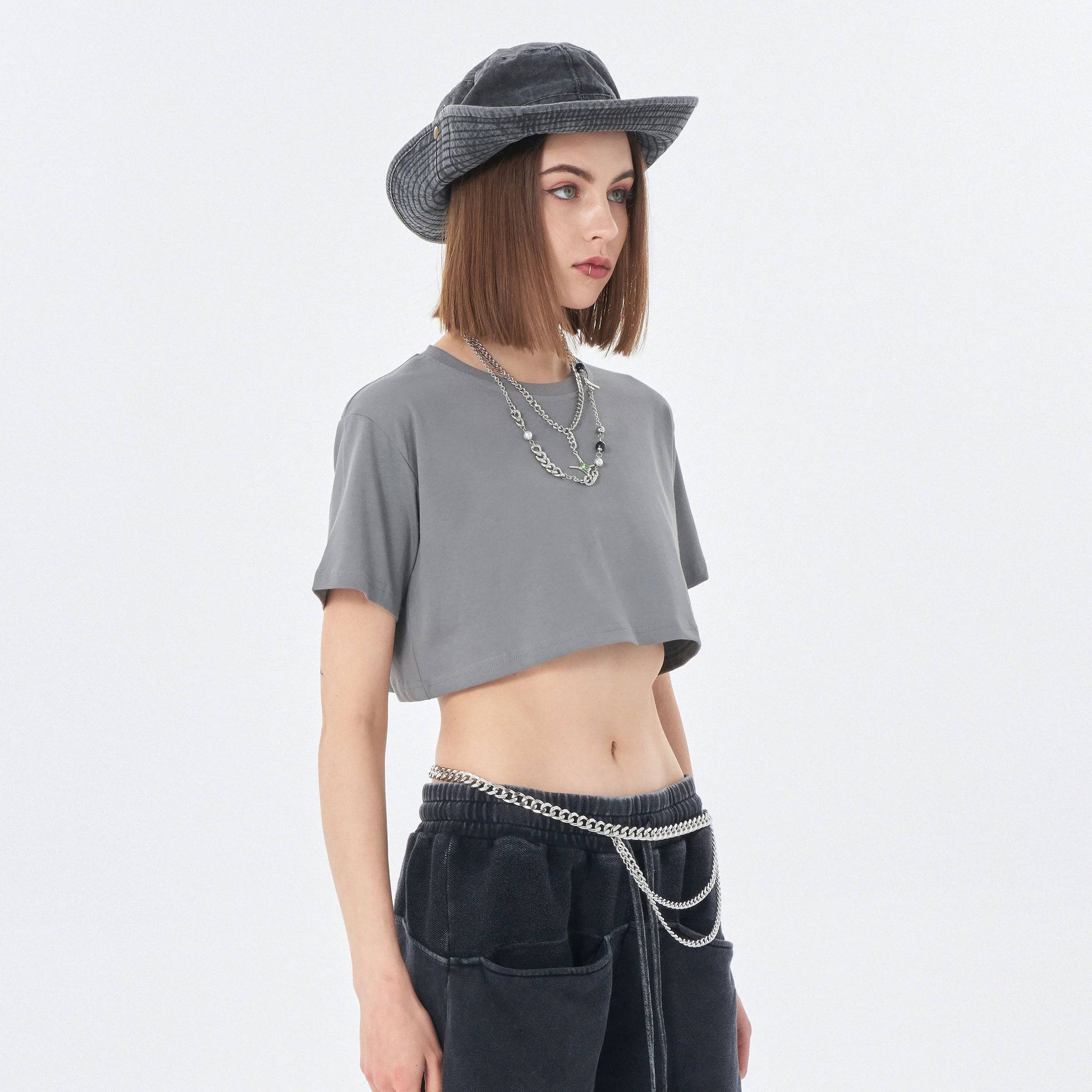 Soft Cotton Loose Crop Top Tammy | Loose Crop Shirt - Weave West