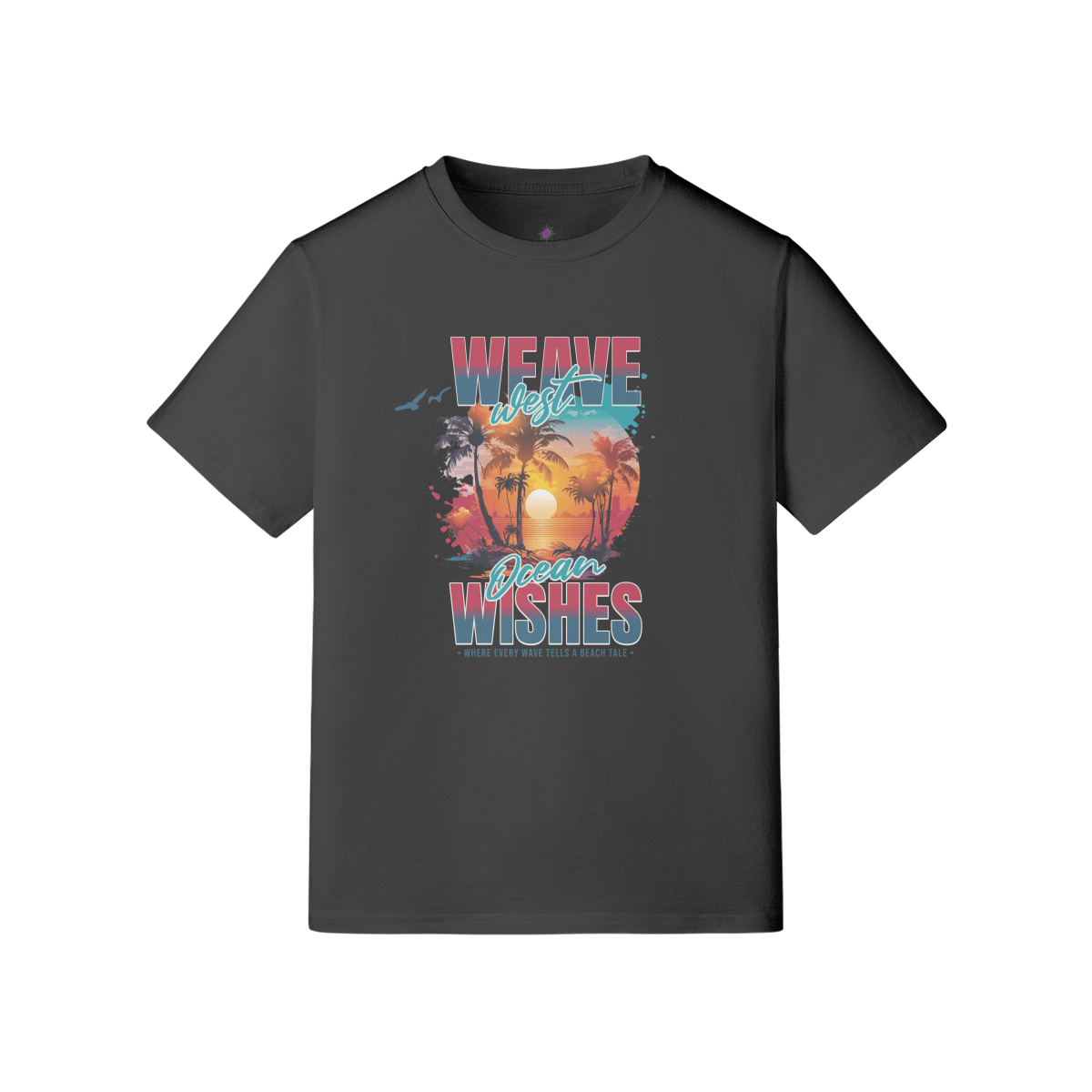 Premium Cotton Slim Fit Tee (Ocean Wish) 5 Colors - Weave West