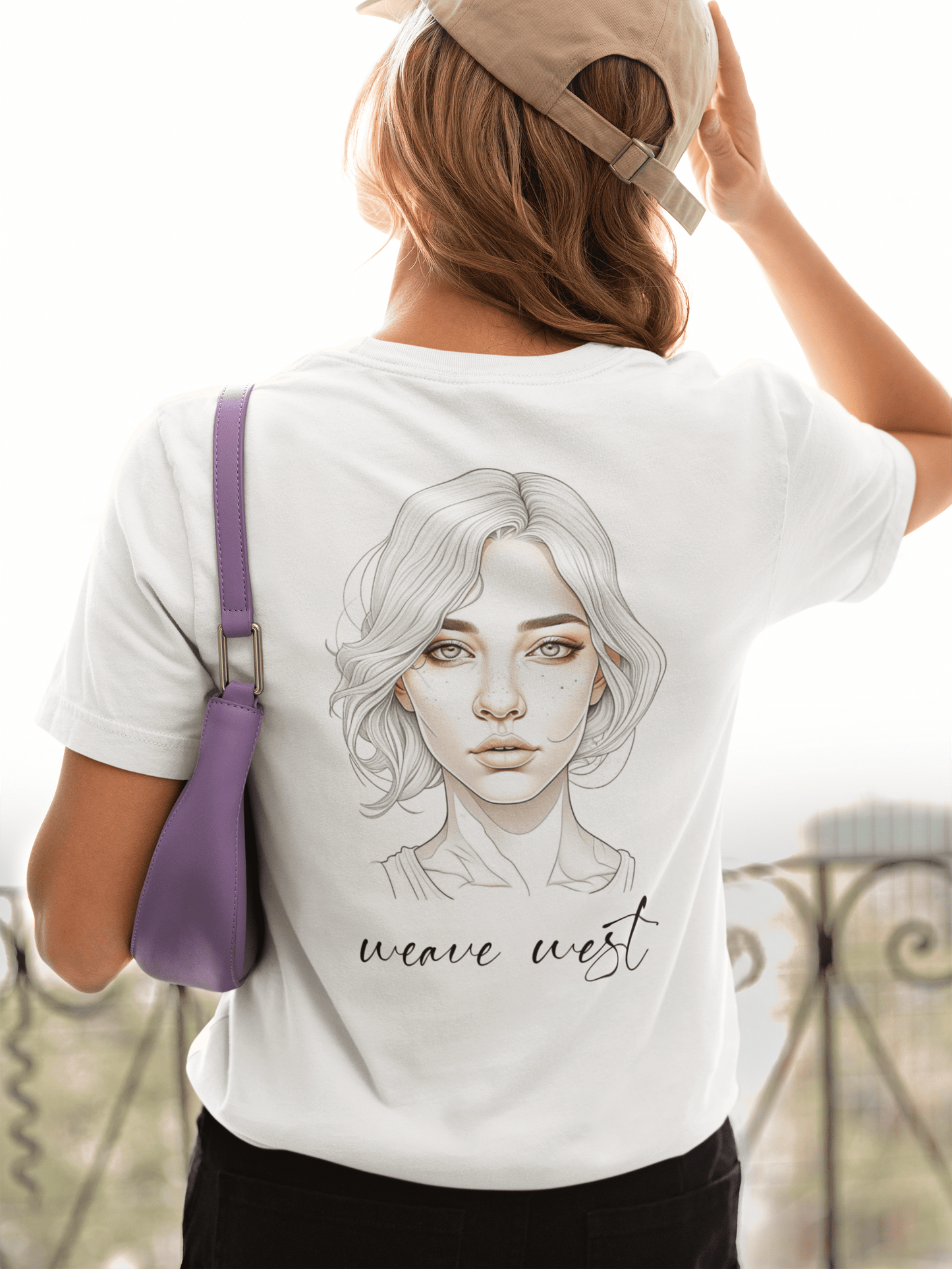 Women High Quality Soft Cotton Tee Elizabeth - Weave West