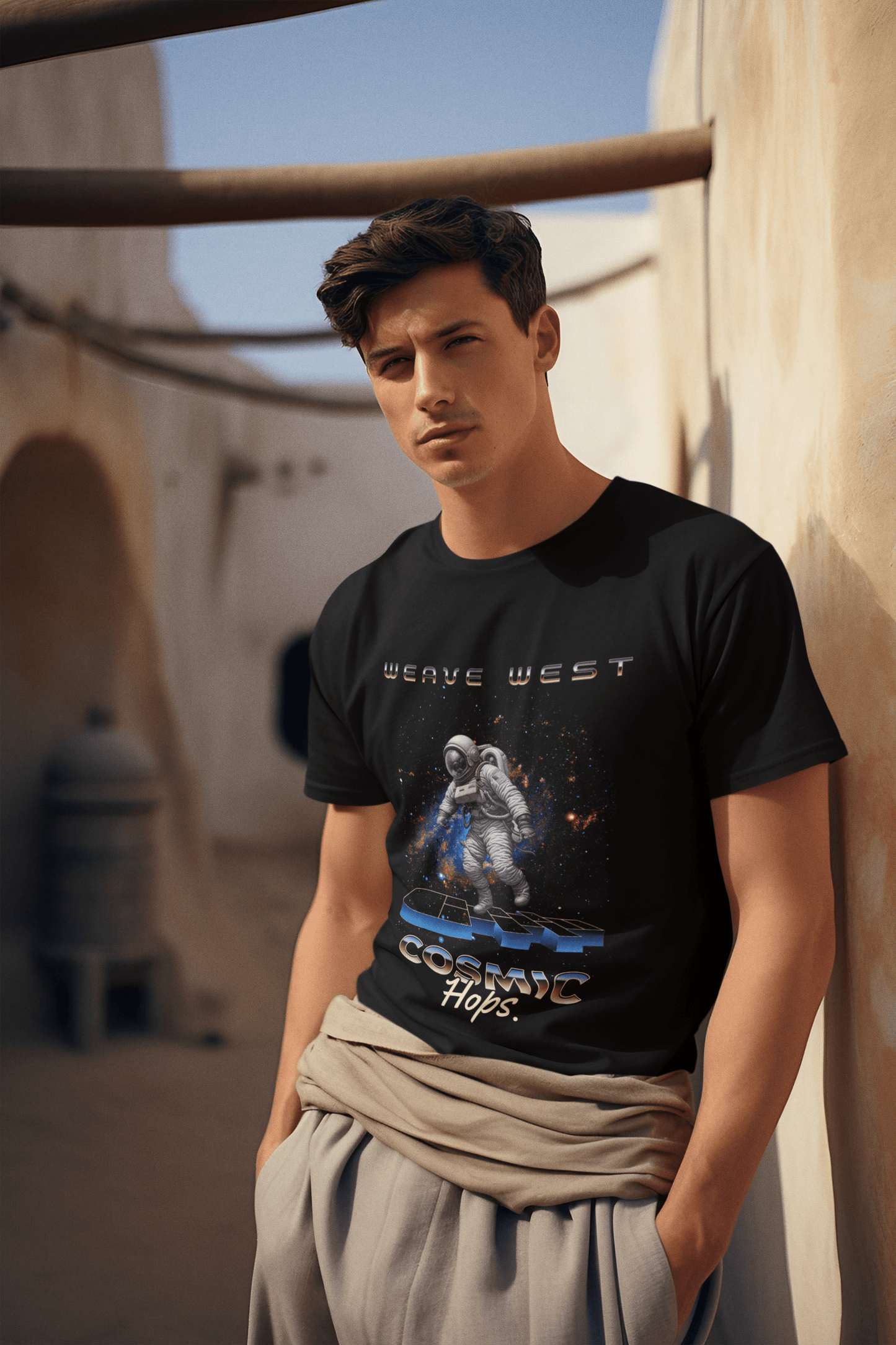 Premium Classic Fit Cotton Tee (Cosmic Hops) - Weave West