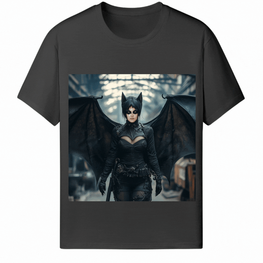 Customized Halloween Black Tee Dark Angel - Weave West