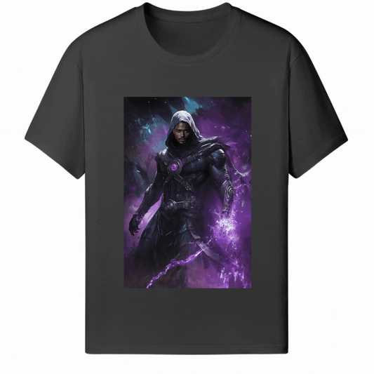 Customized Halloween Black Tee Dark Mage - Weave West