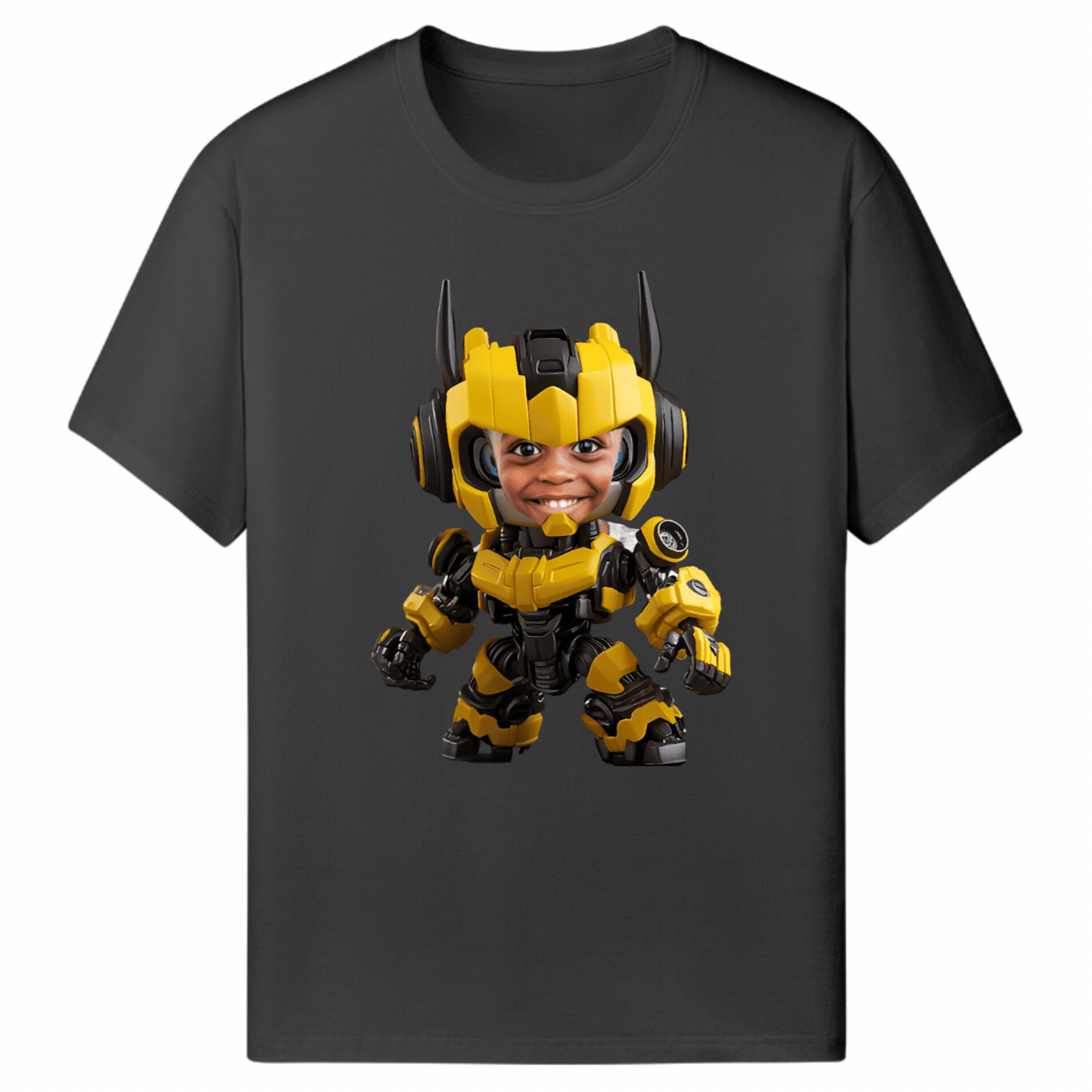 Customized Halloween Black Tee Mini Bumblebee - Weave West