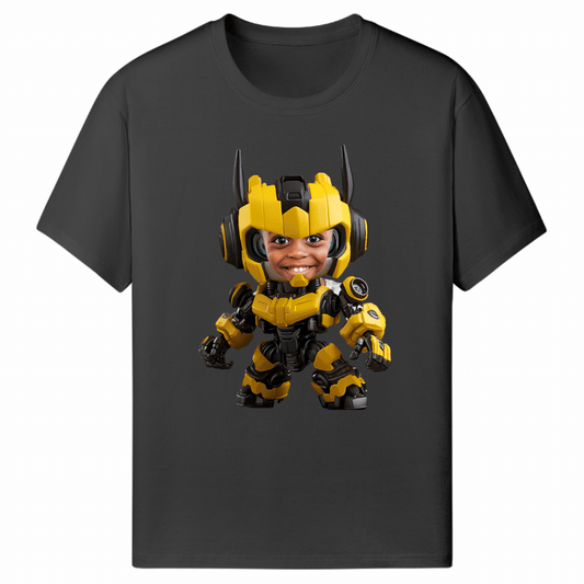 Customized Halloween Black Tee Mini Bumblebee - Weave West