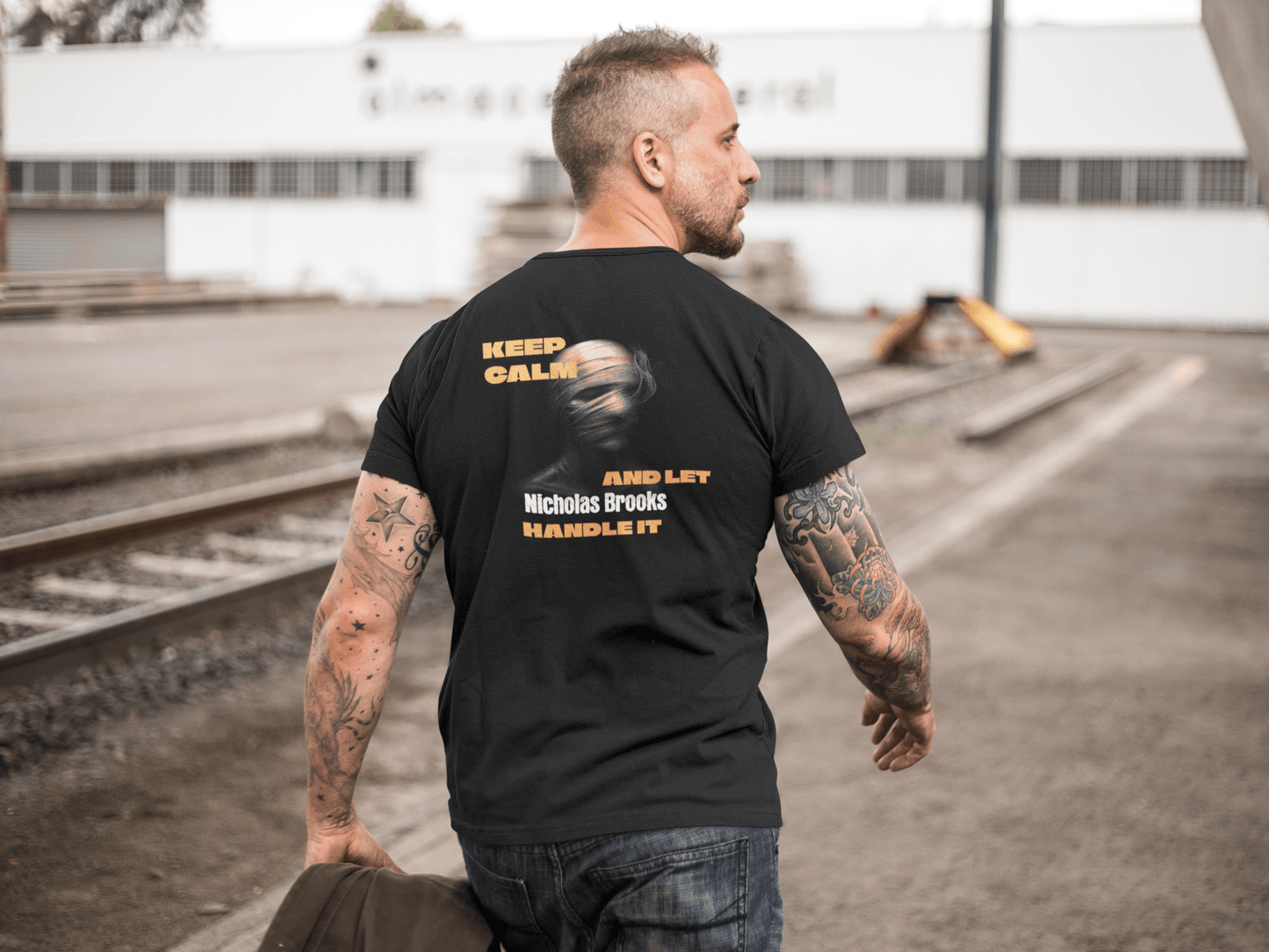 Personalized Premium Classic Fit Cotton Tee (Keep Calm) - Weave West