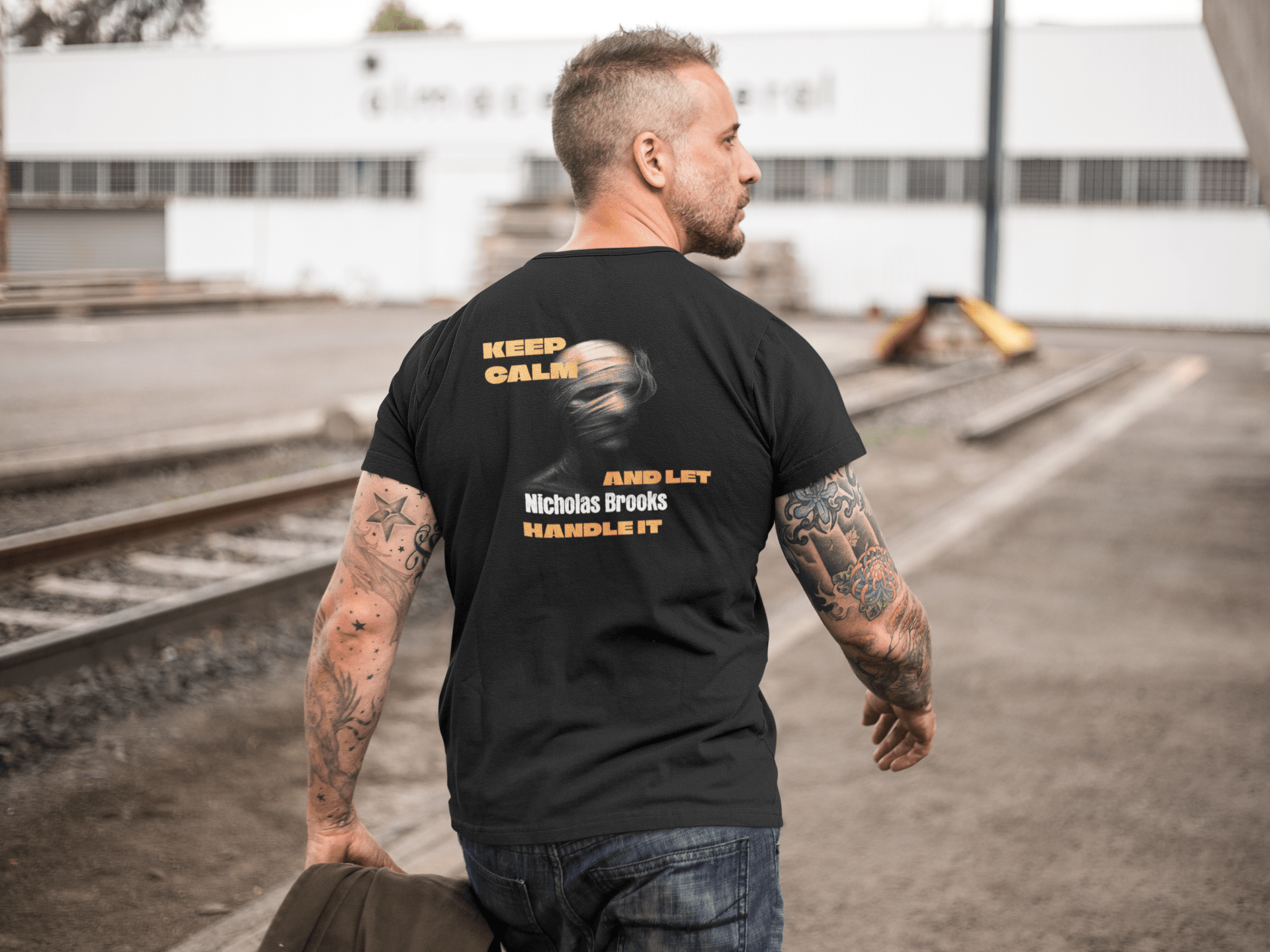 Personalized Premium Classic Fit Cotton Tee (Keep Calm) - Weave West