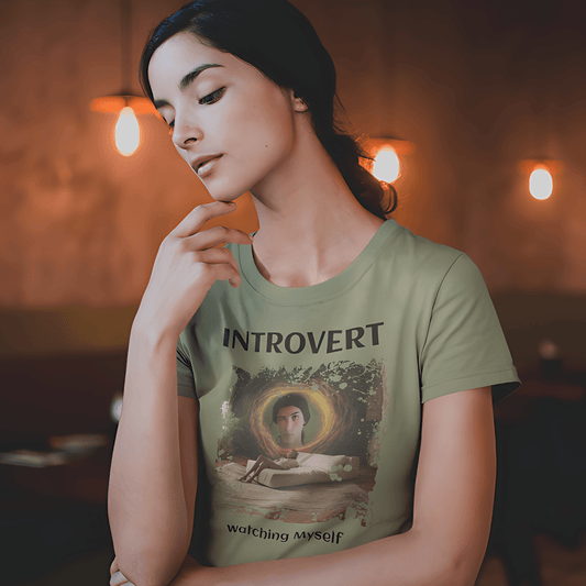 Women Custom T-Shirts (Introvert) - Weave West