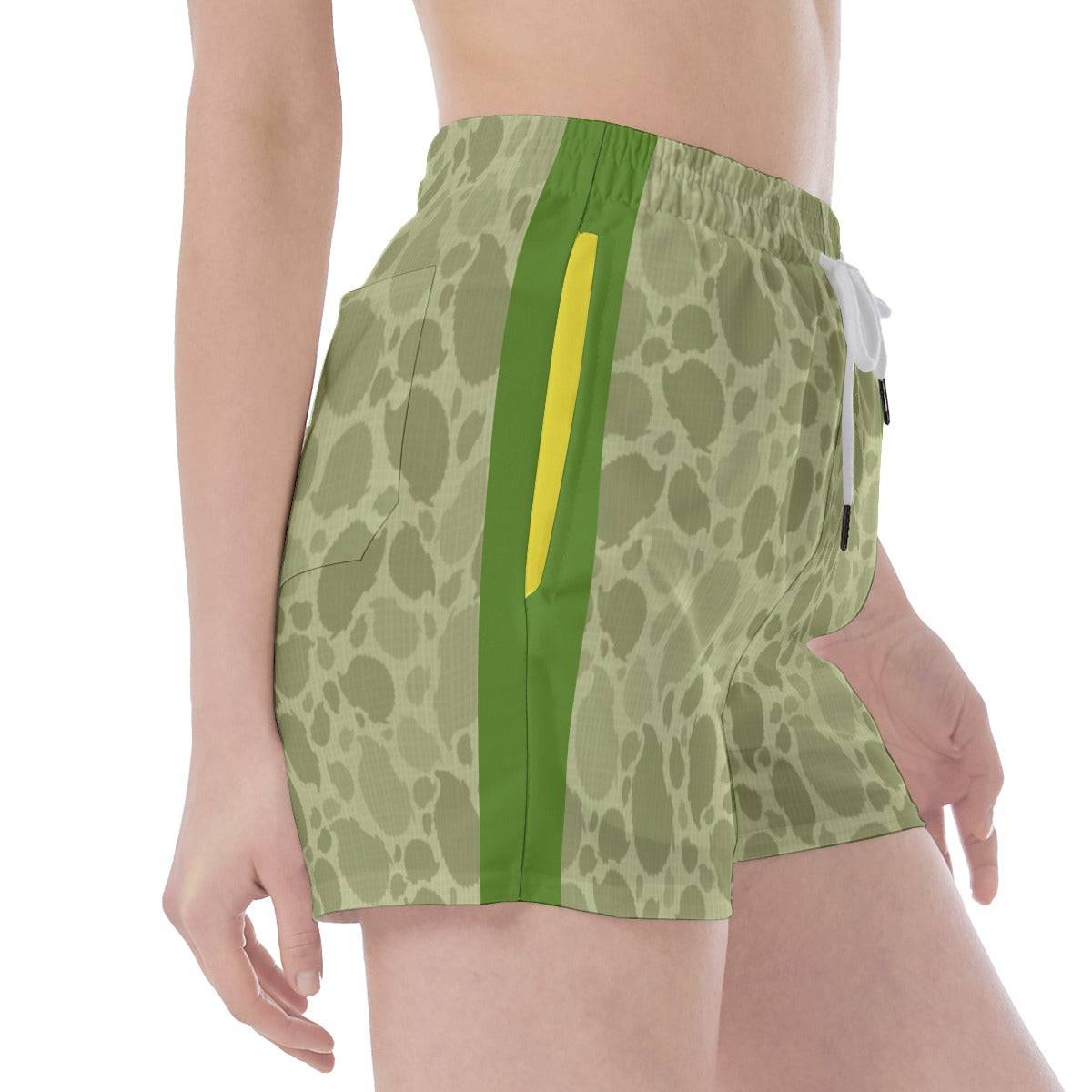 Active Sport Pocket Shorts Camo | Women Hiking Trek Shorts - Weave West