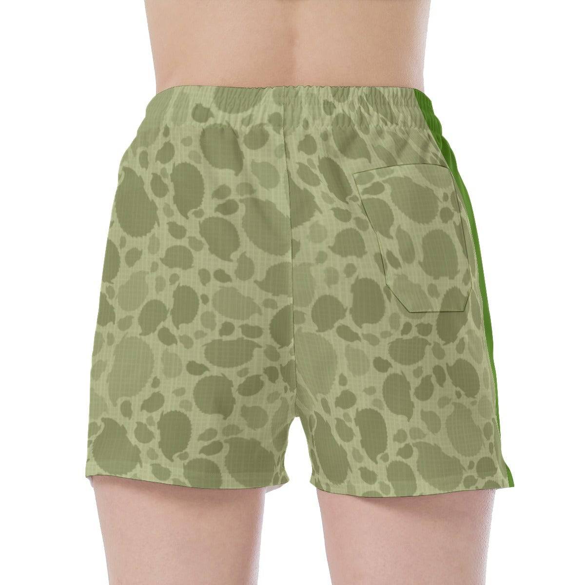 Active Sport Pocket Shorts Camo | Women Hiking Trek Shorts - Weave West
