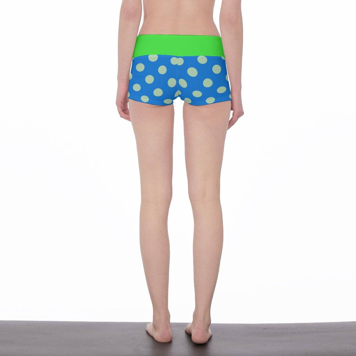 Comfy Yoga Shorts Dots 2 | Women High Waisted 2 inch Shorts - Weave West