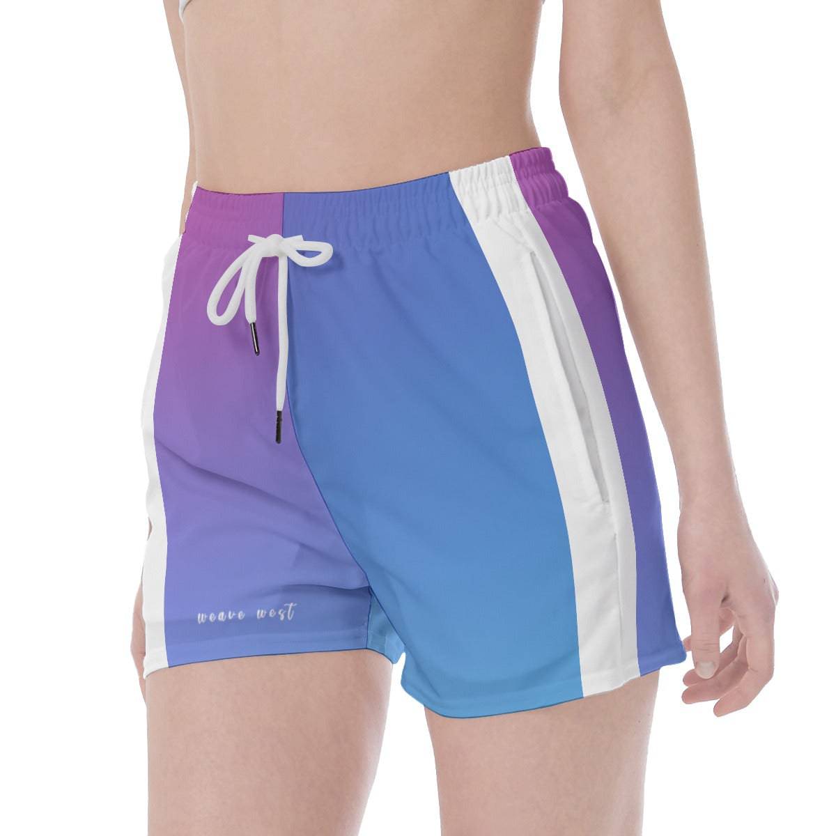 Active Sport Pocket Shorts Gradient Minsk | Women Hiking Trek Shorts - Weave West