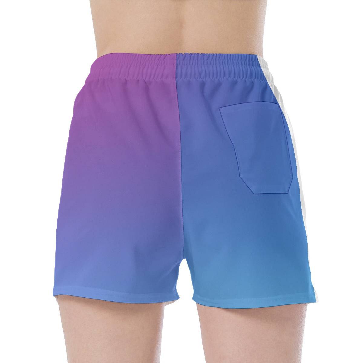 Active Sport Pocket Shorts Gradient Minsk | Women Hiking Trek Shorts - Weave West
