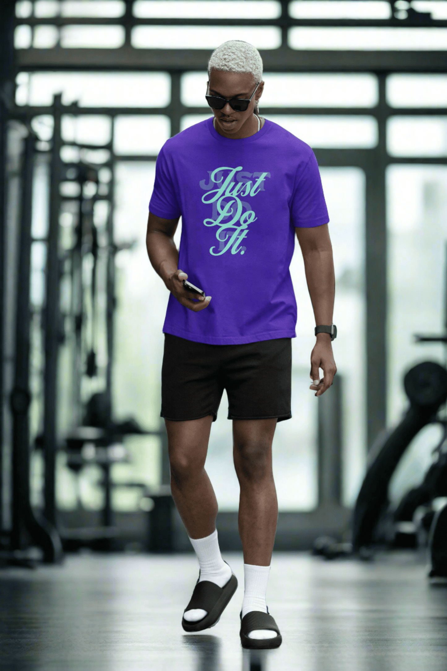 High Quality Polyester Body Fit Just Do It - Weave West