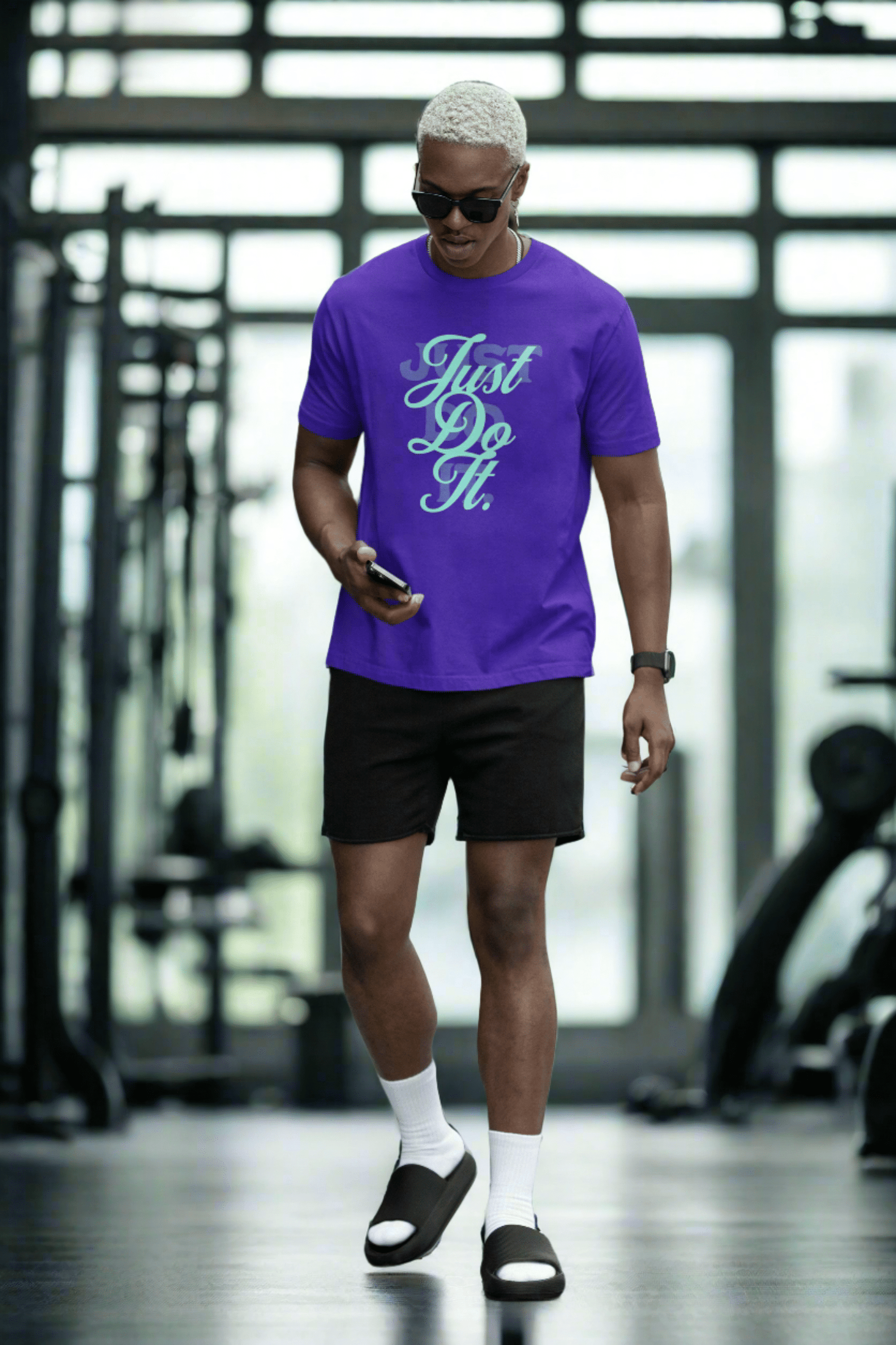 High Quality Polyester Body Fit Just Do It - Weave West