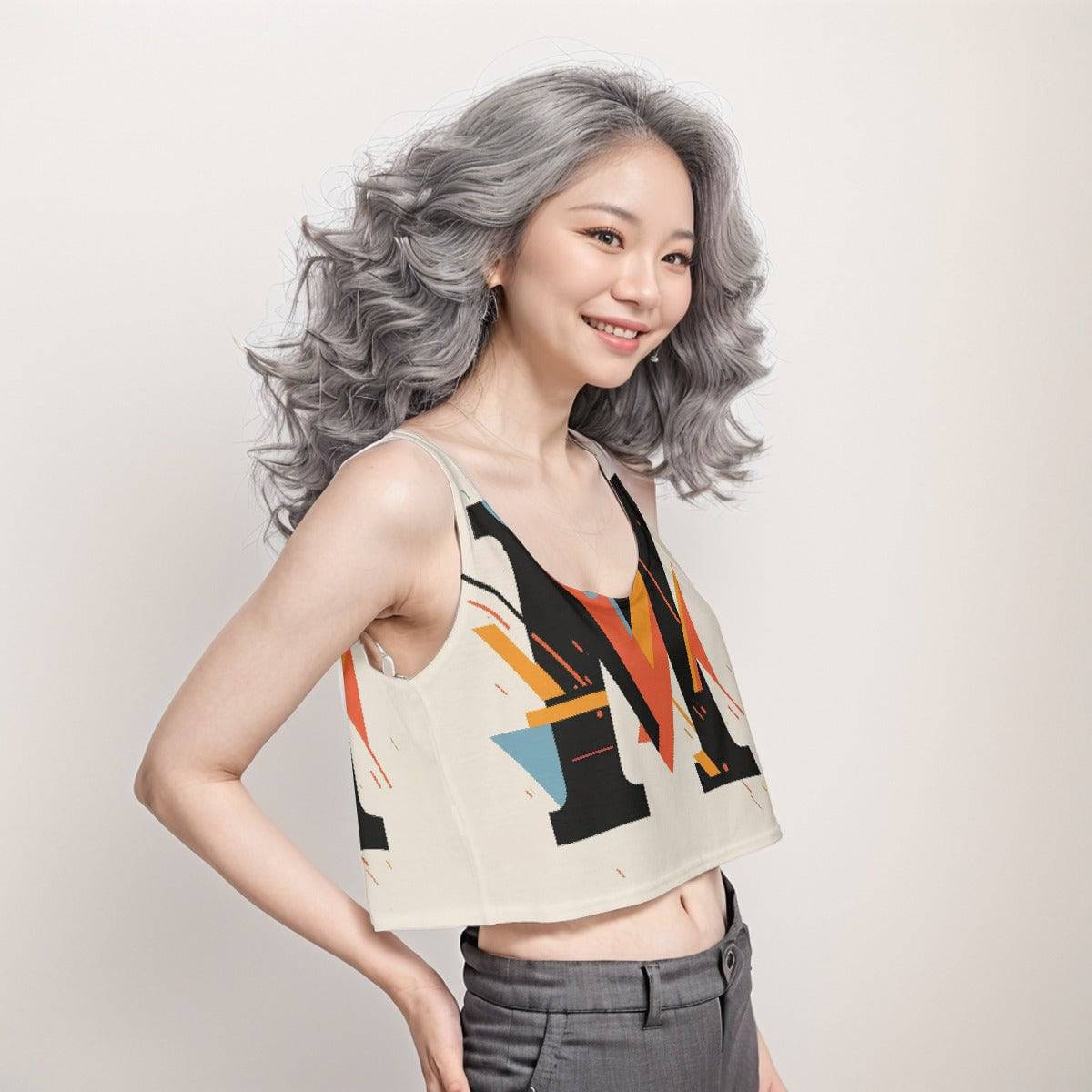 Crop Workout Tank Top M | Loose Fit Workout Tank Top - Weave West