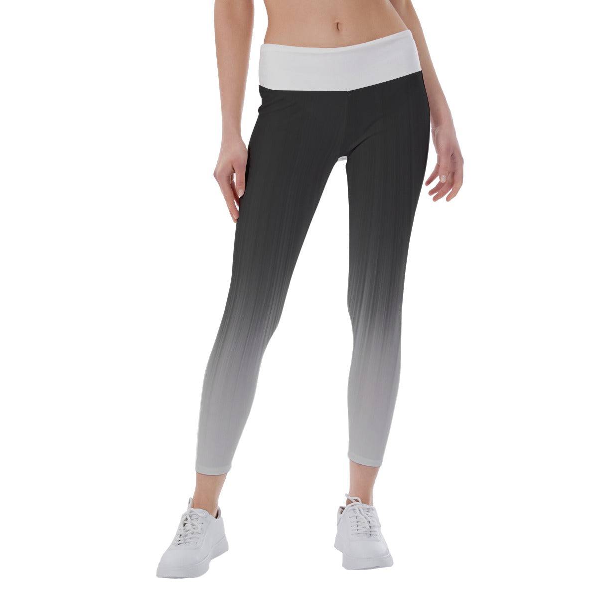 High Waist Ankle Leggings Midnight Frost 2 | Women Yoga & Exercising Leggings - Weave West