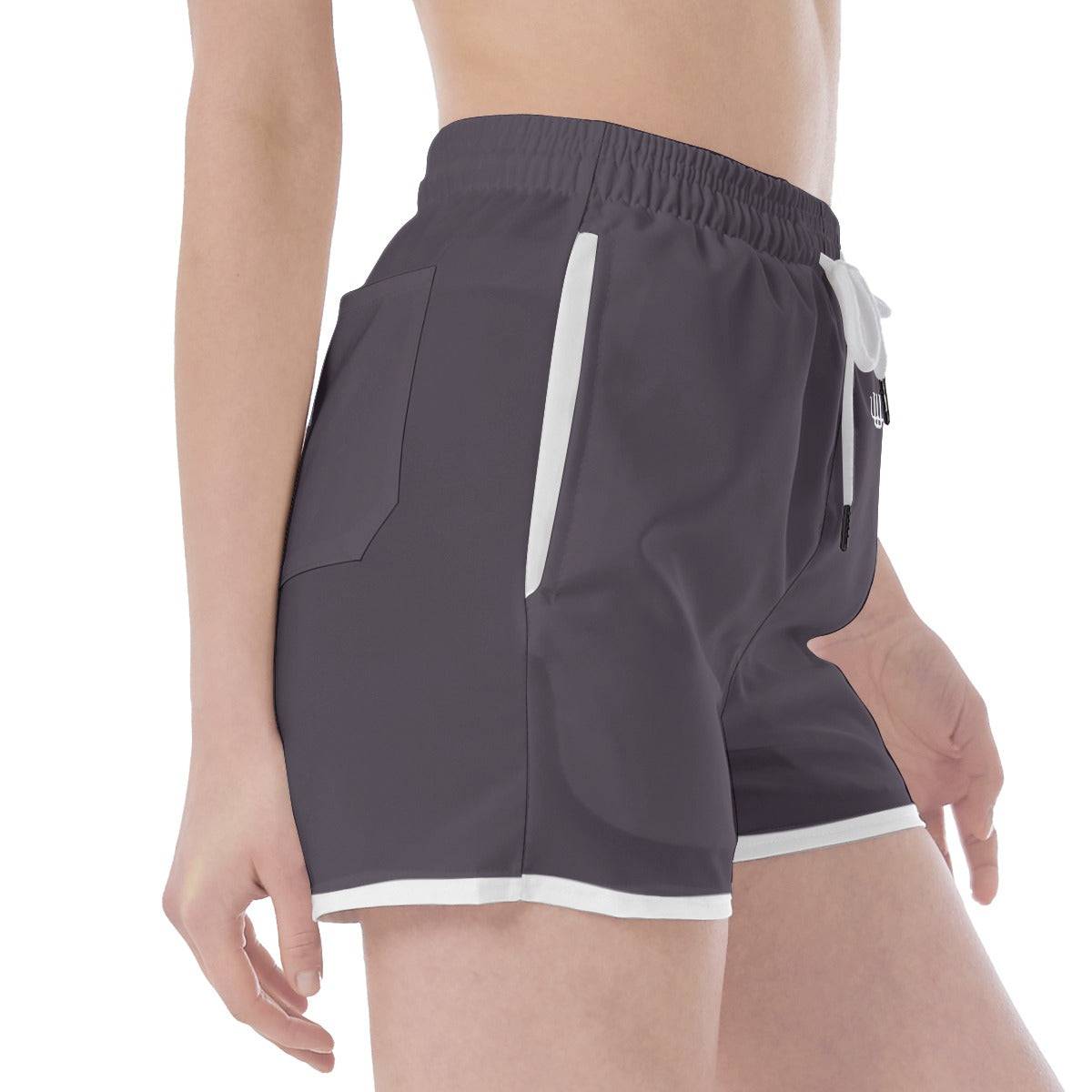 Active Sport Pocket Shorts Obsidian Grape | Women Hiking Trek Shorts - Weave West