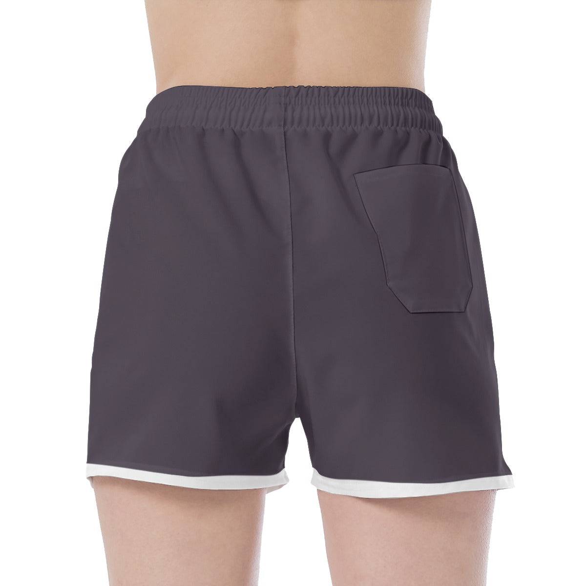 Active Sport Pocket Shorts Obsidian Grape | Women Hiking Trek Shorts - Weave West