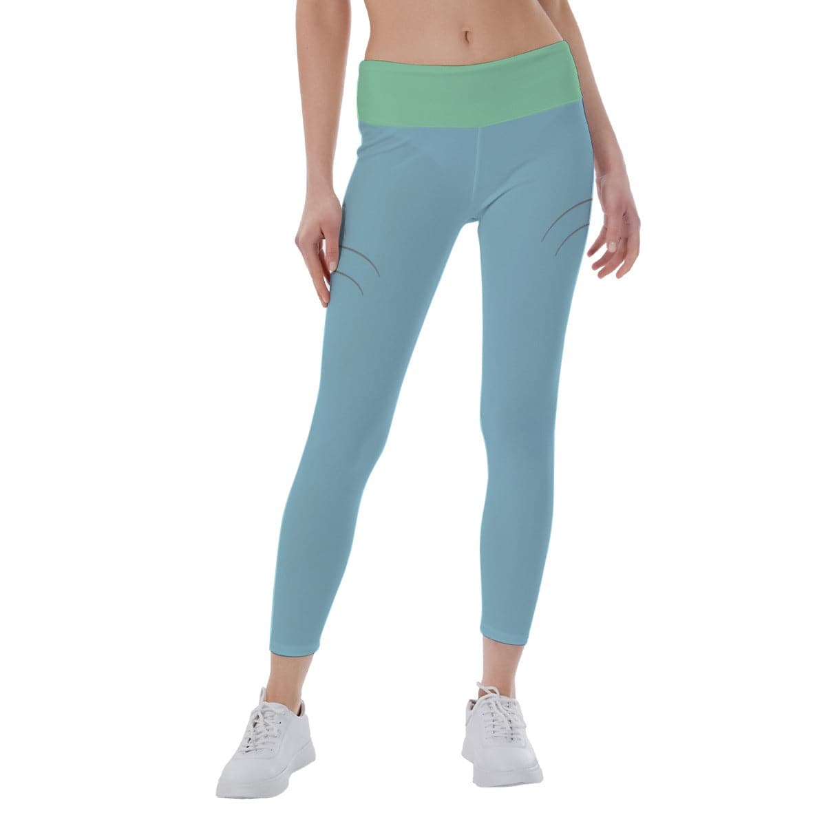 High Waist Ankle Leggings Seagull | Women Yoga & Exercising Leggings - Weave West